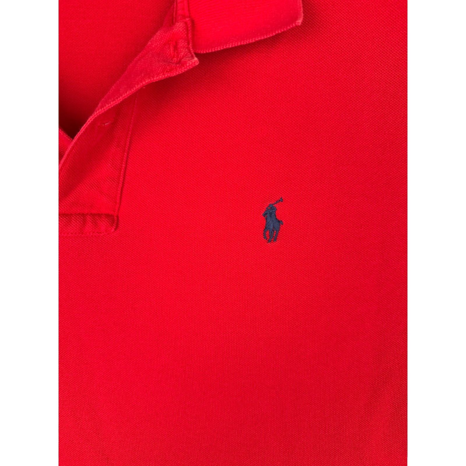 Ralph Lauren VINTAGE Ralph Lauren Polo Shirt Polo 2XL Red 100% Cotton Jersey Golf Mens Shirts Size US XXL / EU 58 / 5 - 6 Thumbnail
