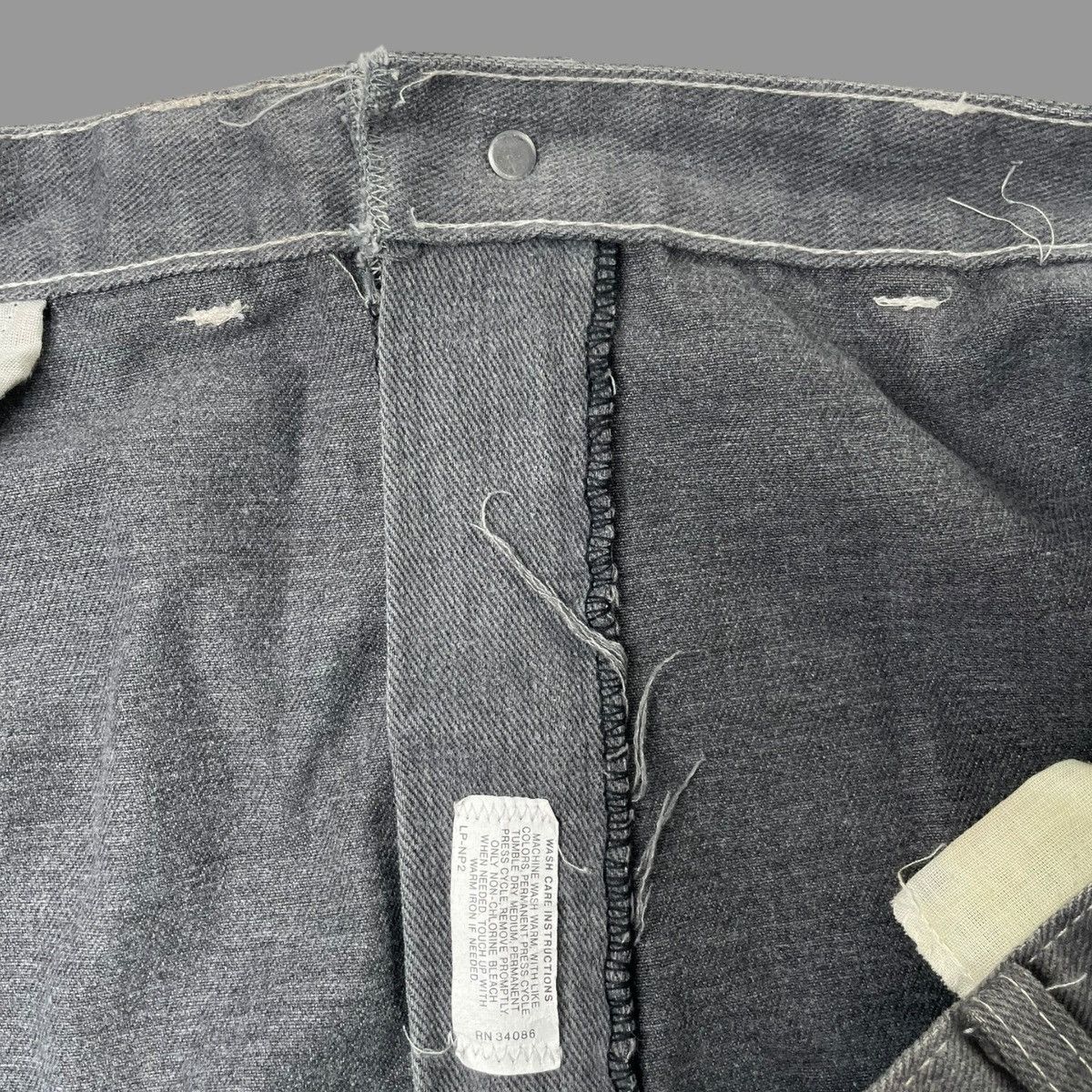 Vintage Vintage 1960s denim jeans Size US 38 / EU 54 - 6 Thumbnail