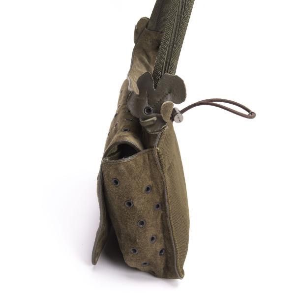 Prada PRADA Leather shoulder bag with floral embroidery Size ONE SIZE - 3 Thumbnail