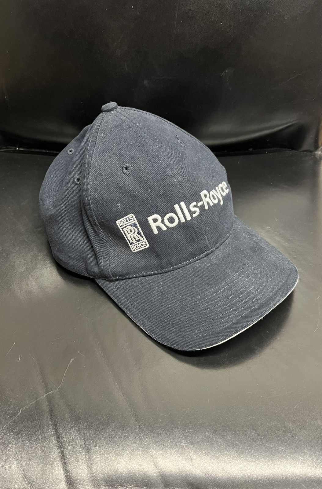 Vintage Rolls Royce Vintage Hat in Navy Blue Size ONE SIZE - 3 Thumbnail