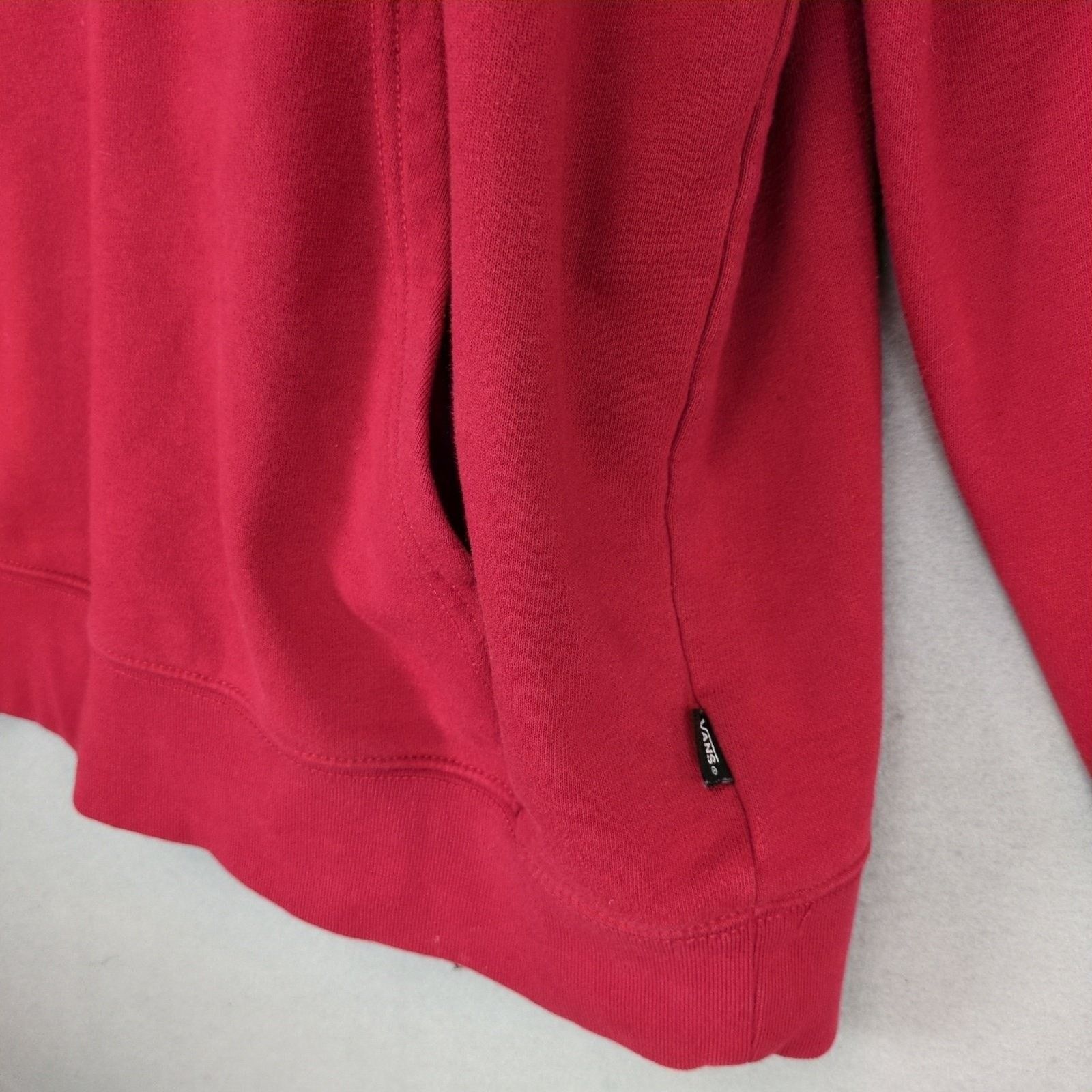 Vans Vans Off The Wall Men's M Red Fleece Pullover Hoodie Skater Size US M / EU 48-50 / 2 - 4 Thumbnail