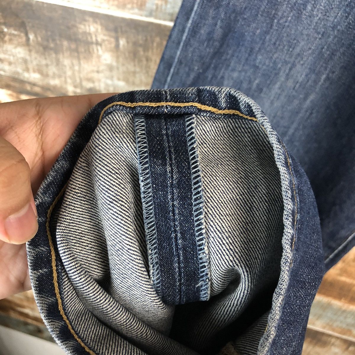 Ralph Lauren DL Ralph Lauren Rugby Blue Denim Pants #C244 Size US 31 - 13 Thumbnail