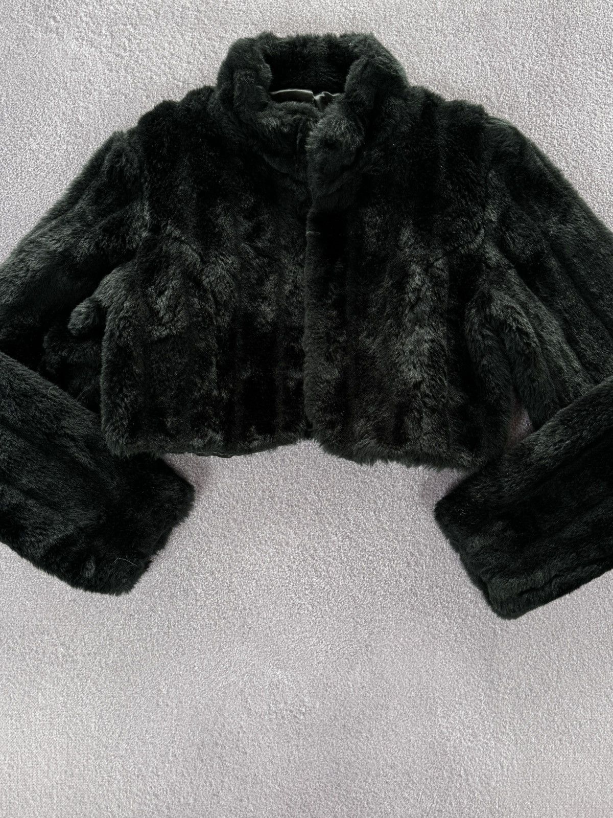 Hysteric Glamour Y2K Hysteric Glamour Style Cropped Faux Fur Jacket Size M / US 6-8 / IT 42-44 - 3 Thumbnail