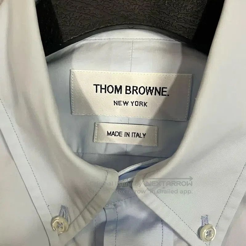 Thom Browne Thom Browne Men's Light Blue Cotton Shirt . Size US M / EU 48-50 / 2 - 3 Thumbnail