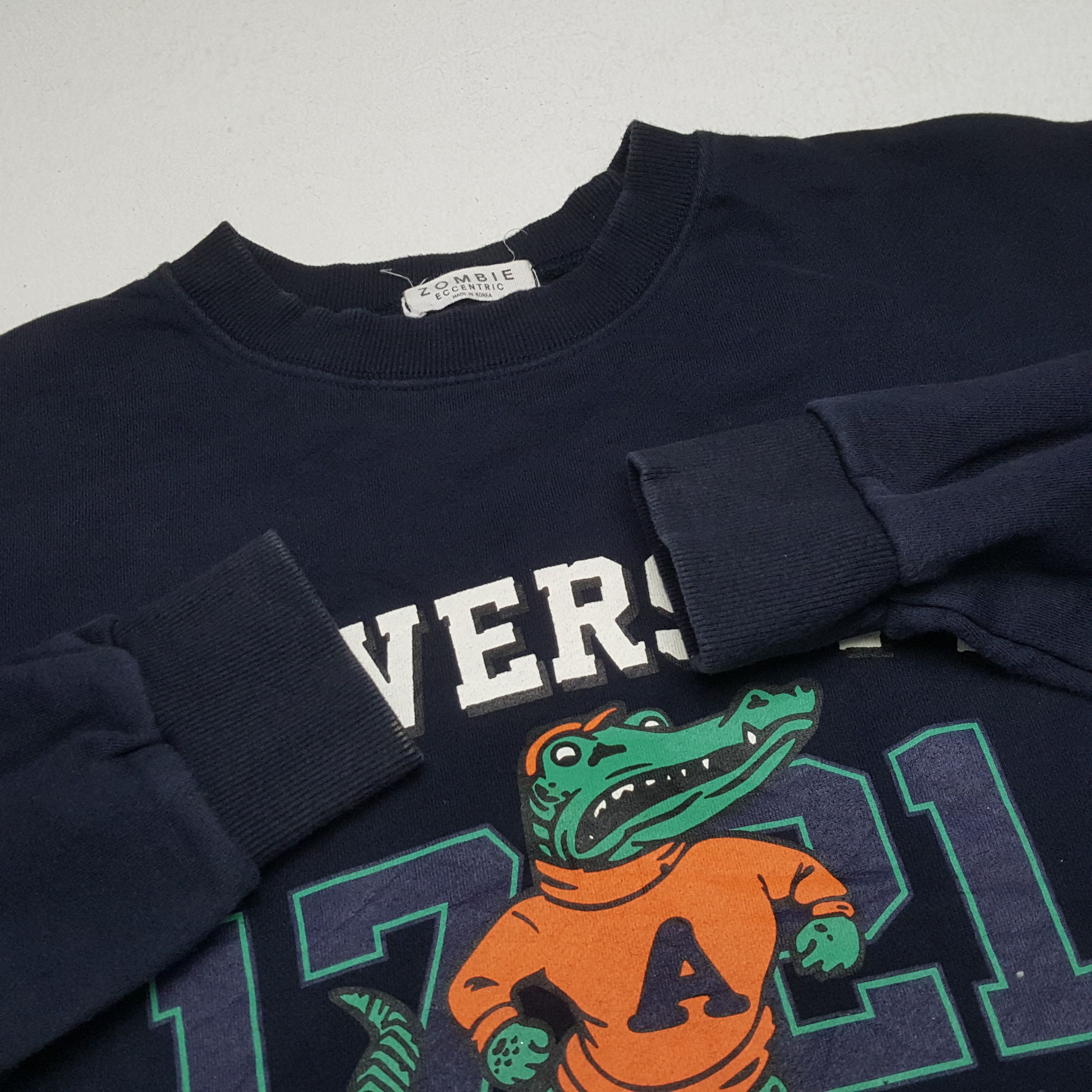 Vintage UNIVERSITY OF ALLIGATOR Center Design Sweatshirt Size US L / EU 52-54 / 3 - 8 Thumbnail