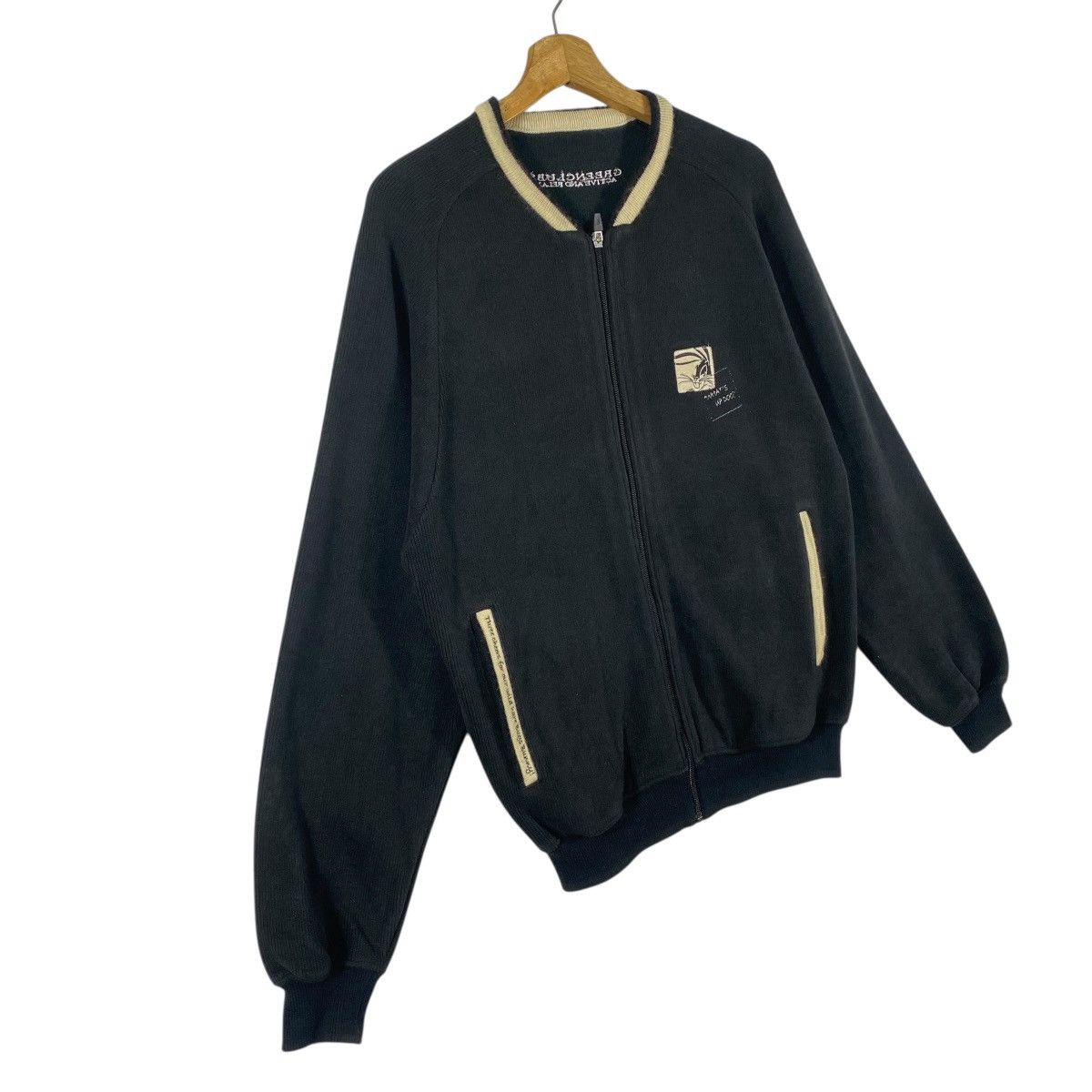 Warner Bros Vintage Greenclubs Warner Bros Zipper Jacket Size 3 (Fit M) Size US M / EU 48-50 / 2 - 3 Thumbnail