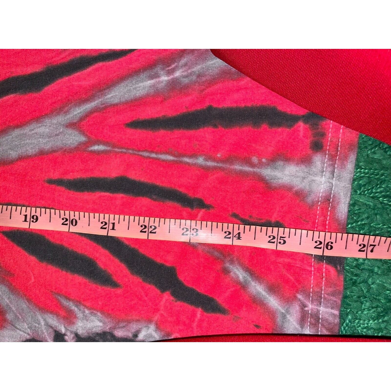 Gildan Vintage The Ozarks Shirt Red Black Tie Dye Tee 2000s Medium Size US M / EU 48-50 / 2 - 8 Thumbnail