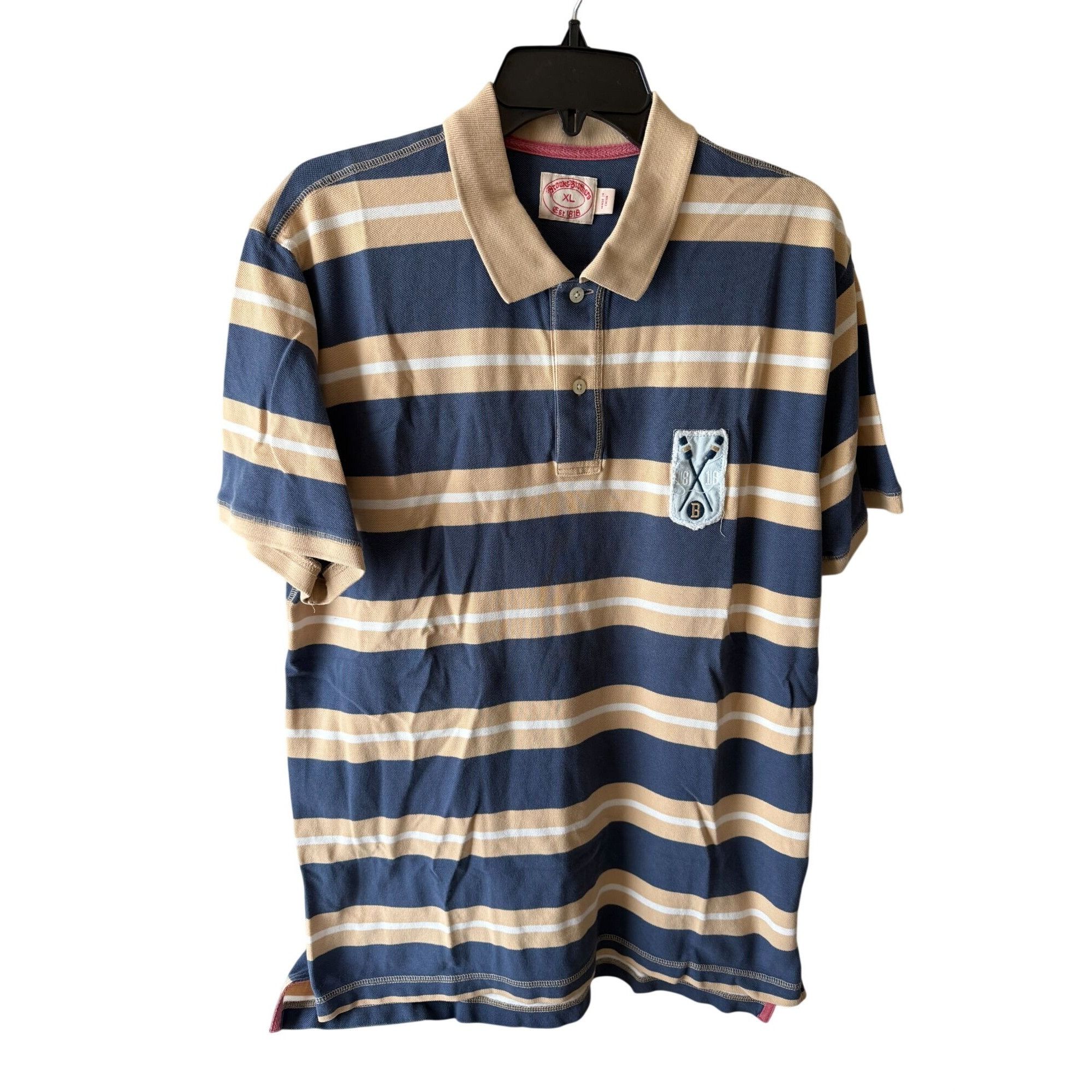 Brooks Brothers Brooks Brothers Polo Mens Shirt Size XL Size US XL / EU 56 / 4 - 1 Thumbnail