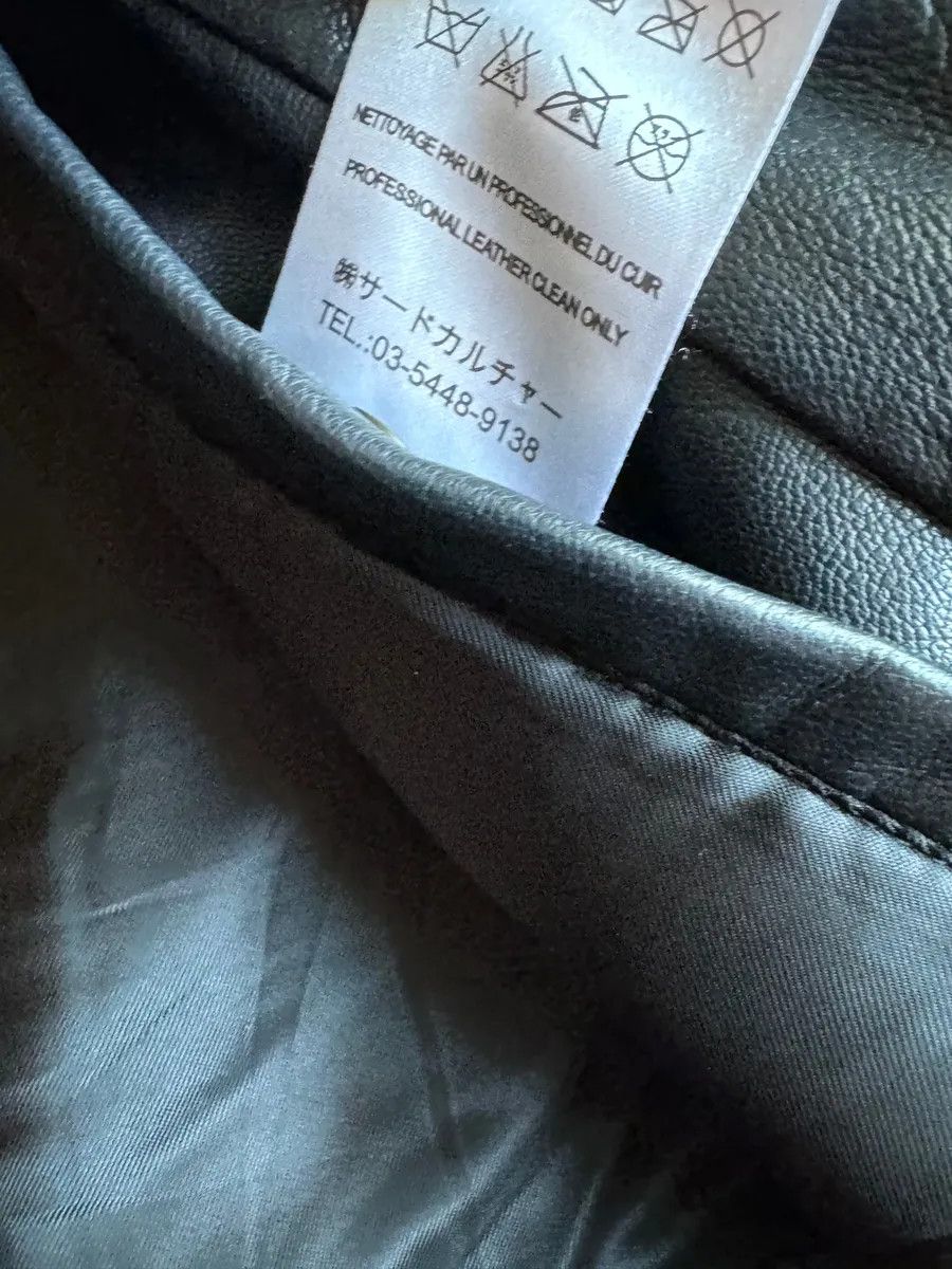 Givenchy SS2013 Givenchy Black Leather Brut Leather Jacket by Riccardo Tisci Size US L / EU 52-54 / 3 - 10 Thumbnail