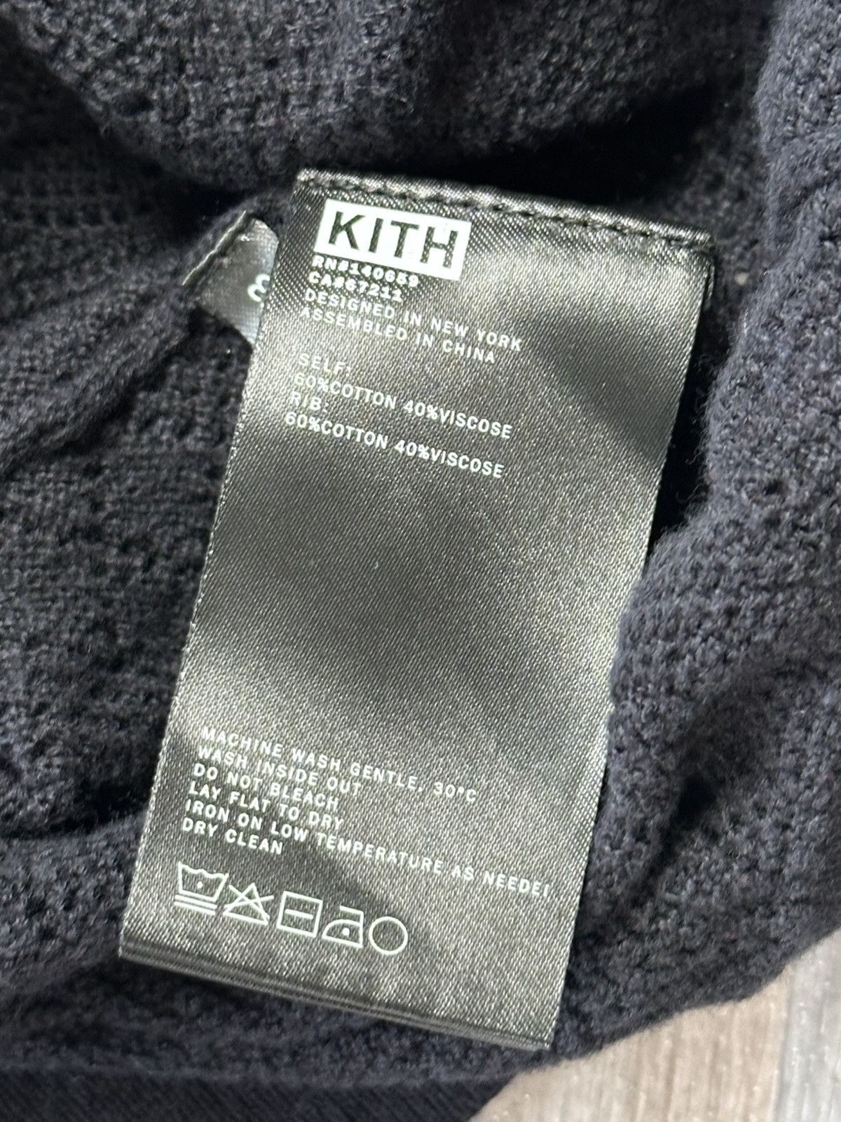 Kith Tilden Crochet Shirt - black