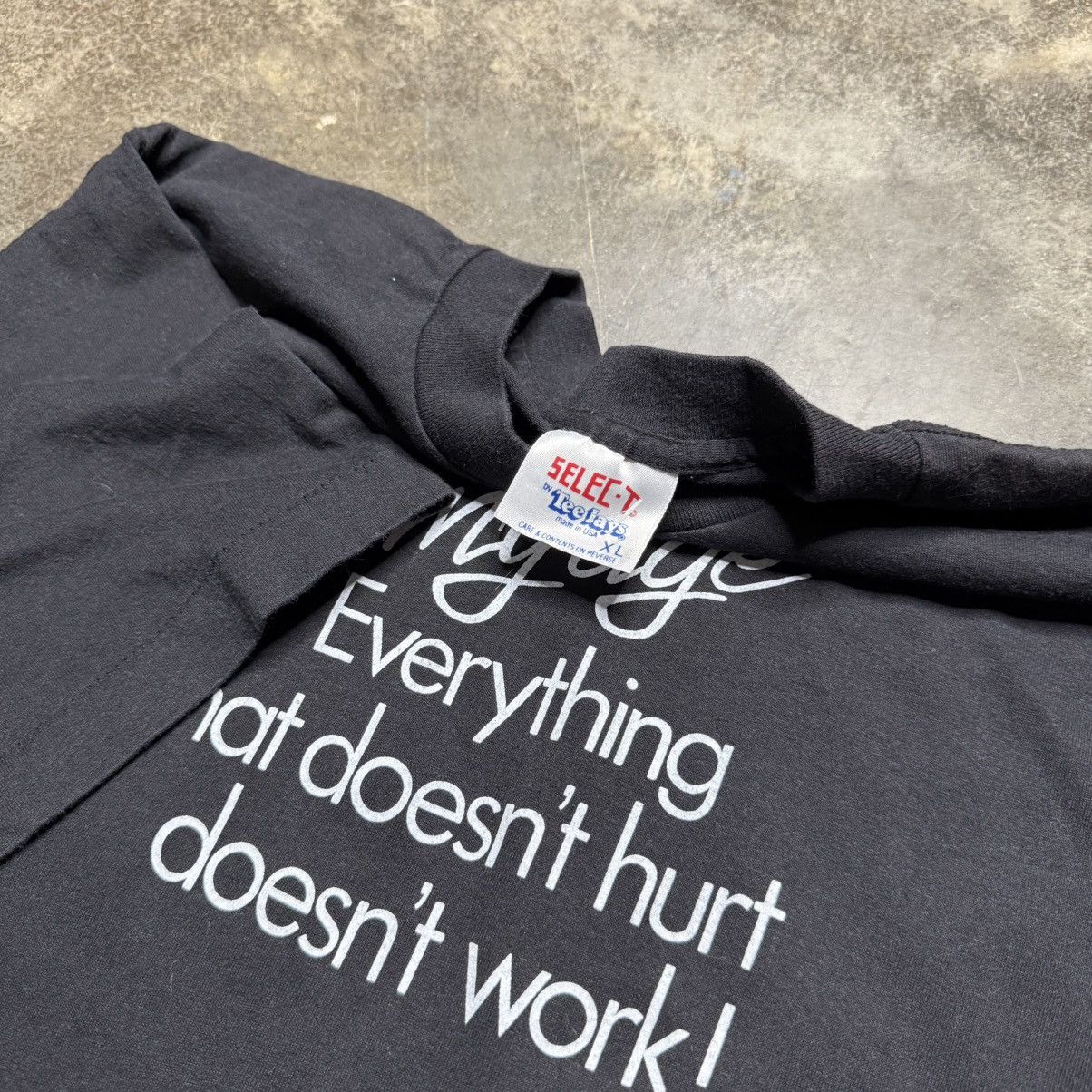 Vintage vintage 80s funny too old nothing works tshirt Size US XL / EU 56 / 4 - 4 Thumbnail