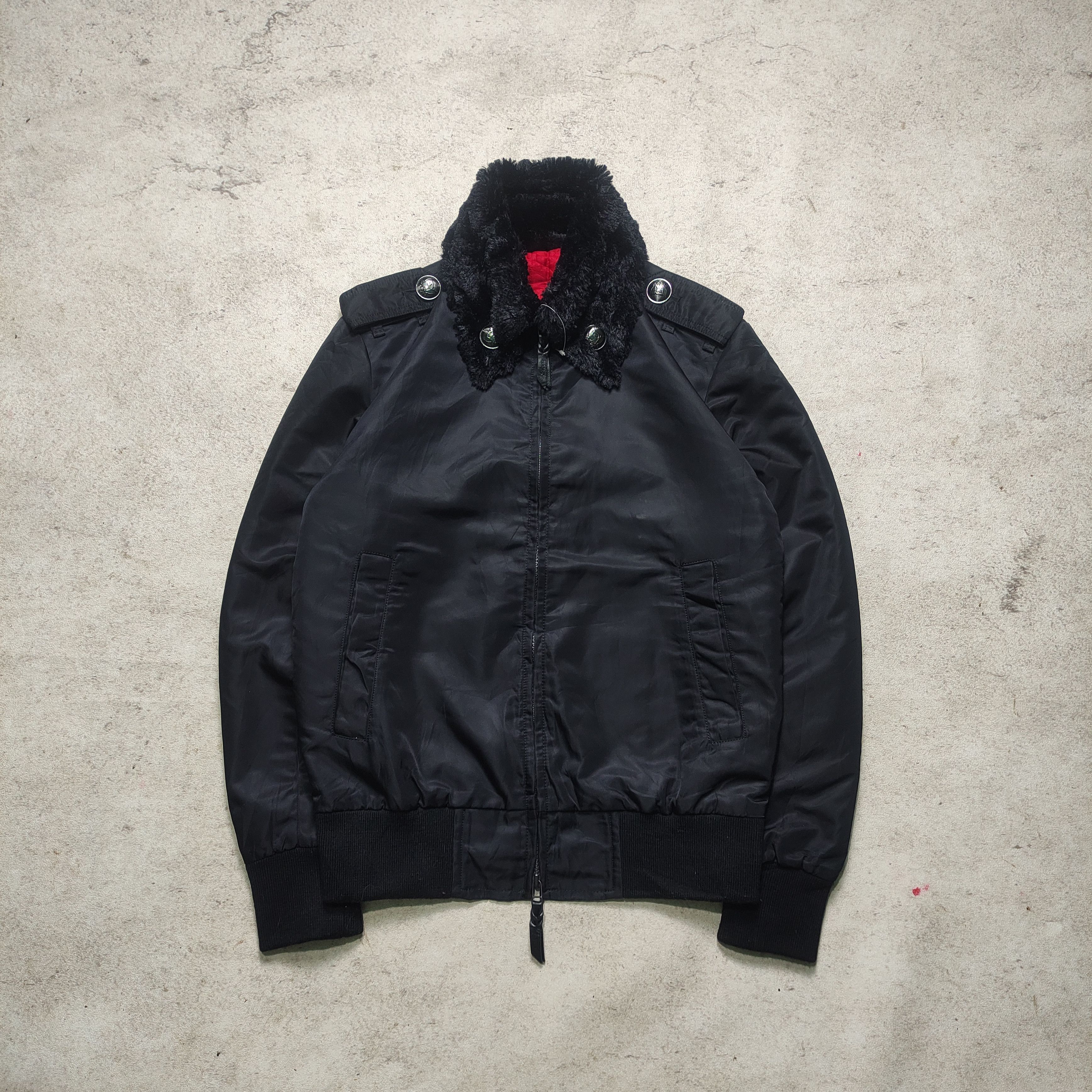 If Six Was Nine × Roen × Yasuyuki Ishii Roen Fur Military Jacket Japanese Brand Size US S / EU 44-46 / 1 - 1 Thumbnail