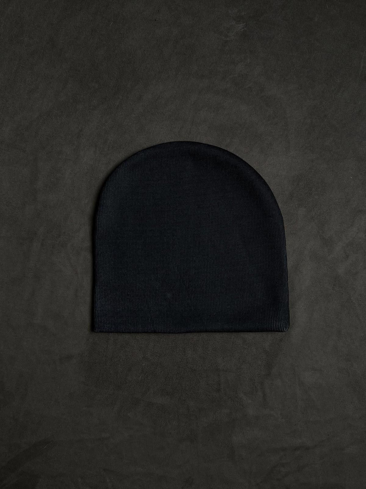 Japanese Brand Yokokids Venom Bite Graphic No Cuff Knit Black Beanie Hat Size ONE SIZE - 5 Thumbnail