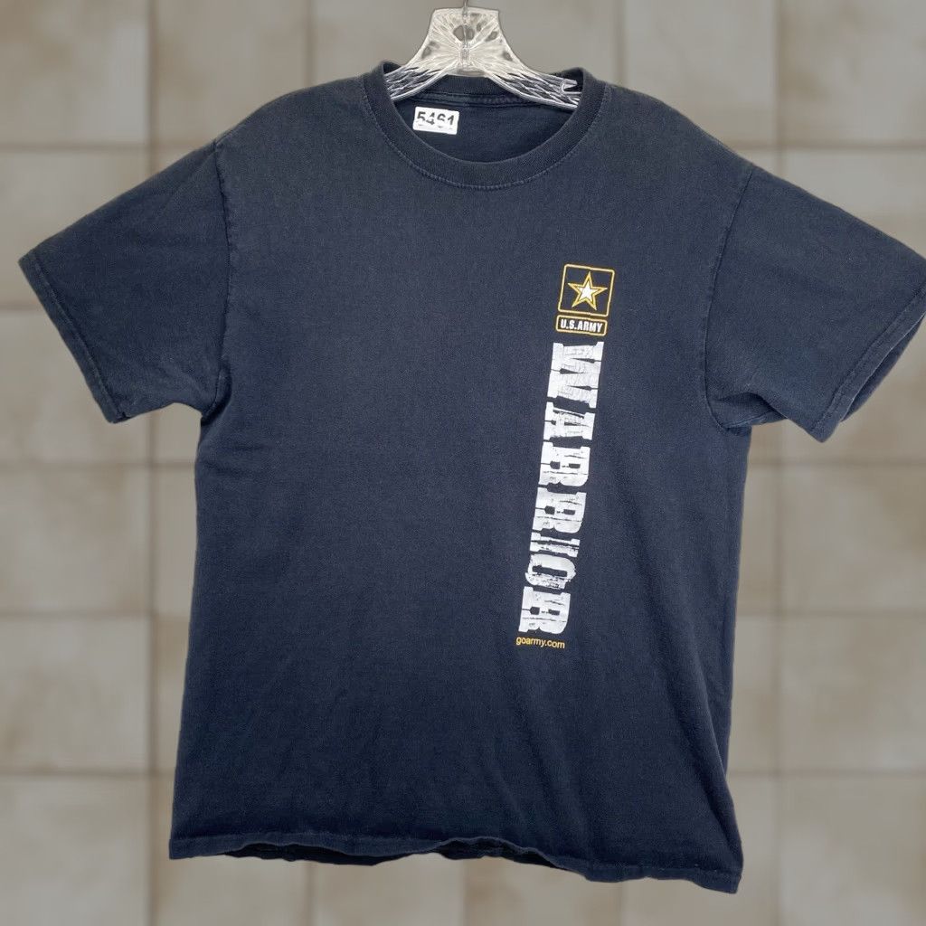Vintage VINTAGE Y2K 2000s ARMY T Shirt Mens Small Slim Fit Black Crew Neck Short Sleeve Go Army Warrior Graphic Print USA 2000s Mens Size US S / EU 44-46 / 1 - 1 Thumbnail