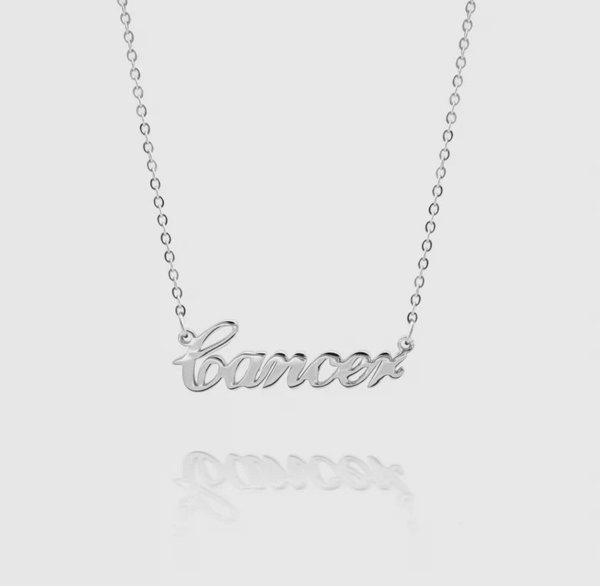 Other × Sterling Silver Zodiac name necklace sliver Size ONE SIZE - 1 Preview