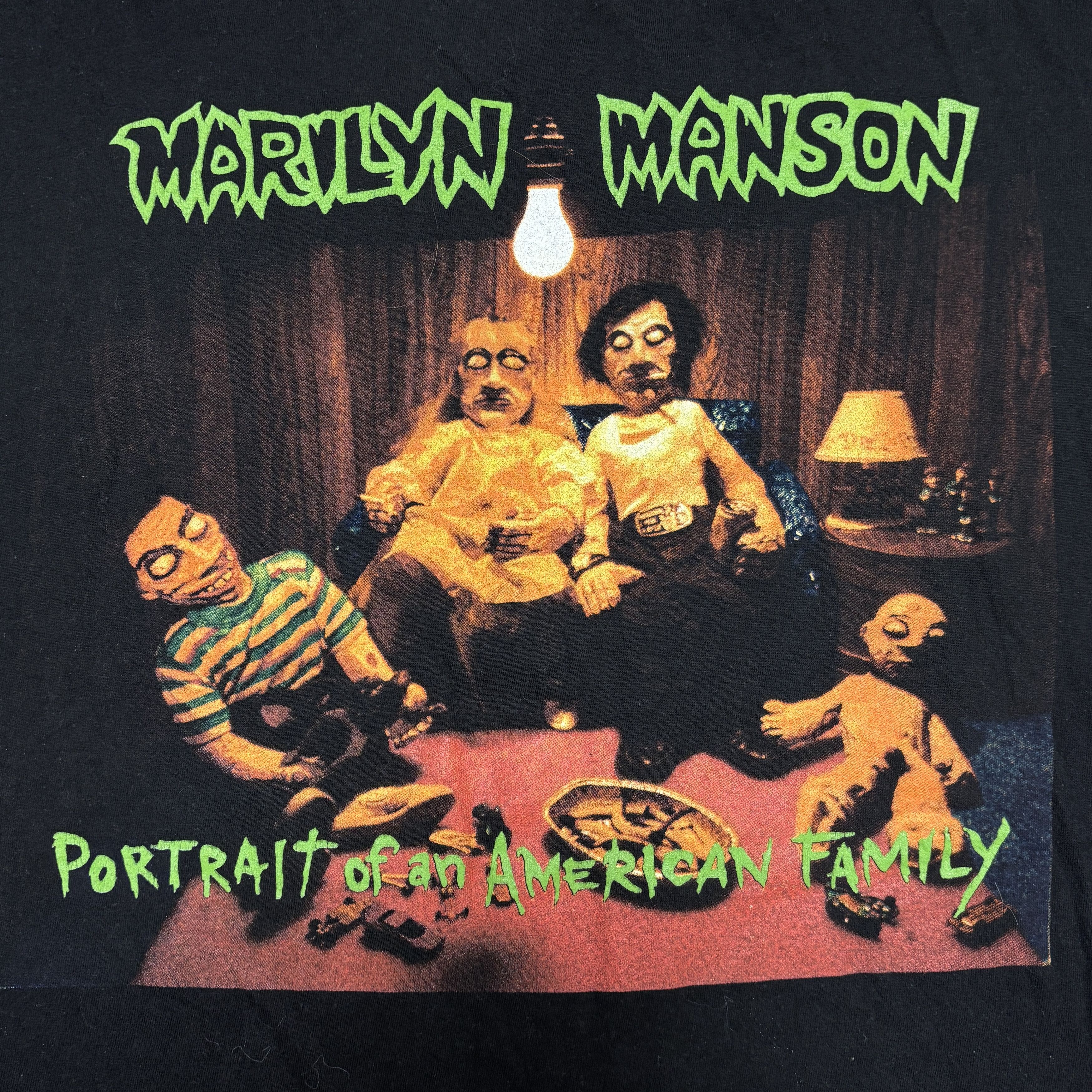 Band Tees Marilyn Manson Shirt Tour Concert Metal Band Tee Gothic Size US XL / EU 56 / 4 - 5 Thumbnail