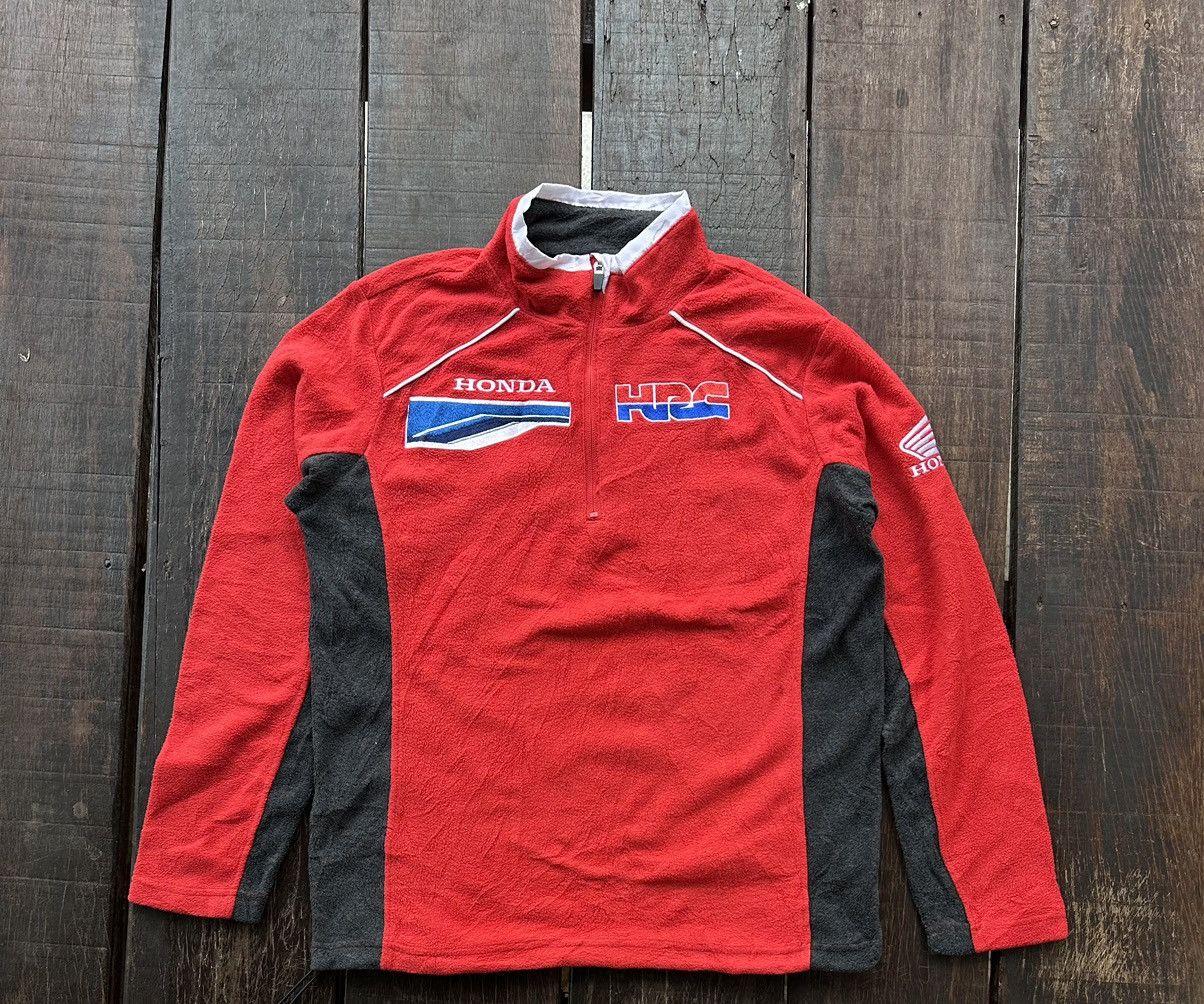 Honda × Japanese Brand Honda Hrc Fleece Half Zipper Size US M / EU 48-50 / 2 - 1 Thumbnail