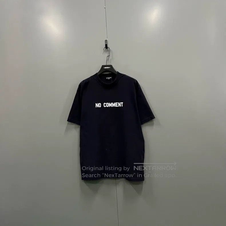 Balenciaga Balenciaga Solid Color Letter Printed Short Sleeve XXS Siz Size US XXS / EU 40 - 1 Thumbnail