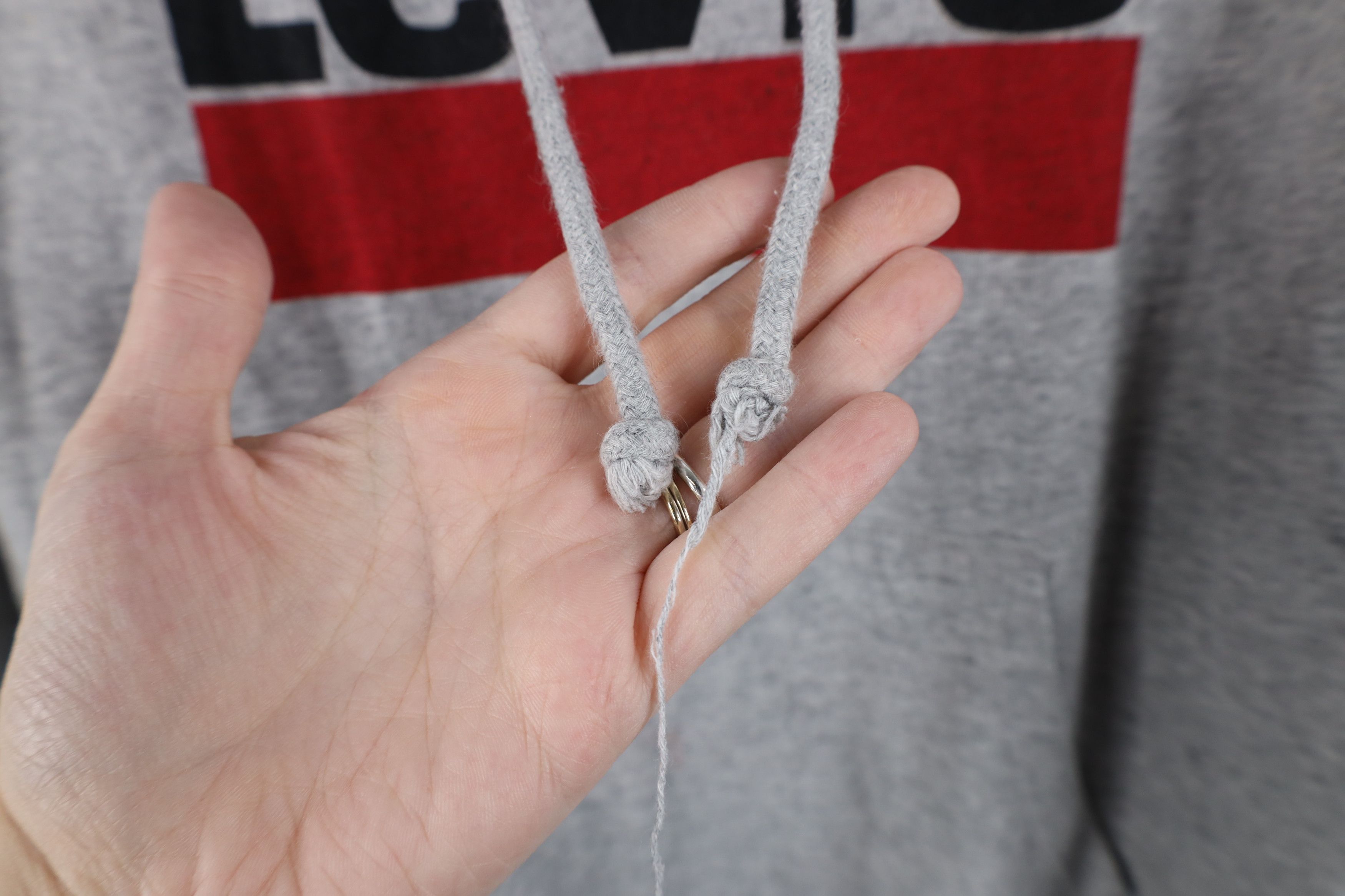 Levi's Y2K Levis Spell Out Box Logo Hoodie Sweatshirt Gray Size US M / EU 48-50 / 2 - 5 Thumbnail