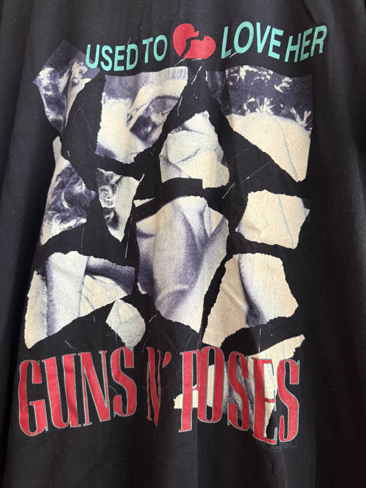 Vintage Vintage Guns N Roses Band T Shirt XL Size US XL / EU 56 / 4 - 3 Thumbnail