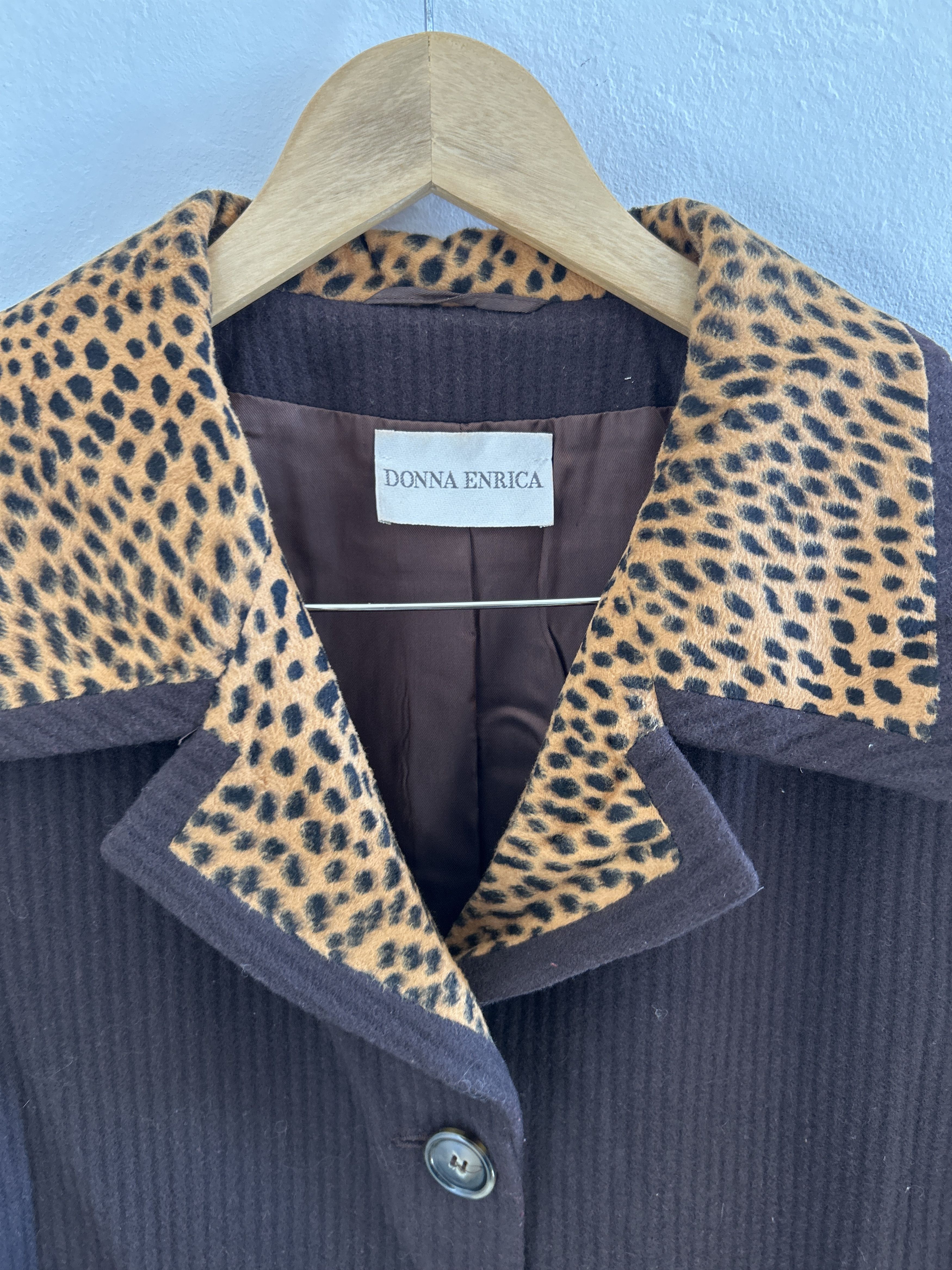 Vintage Vintage Brown Corduroy Wool Coat Size XL / US 12-14 / IT 48-50 - 11 Thumbnail
