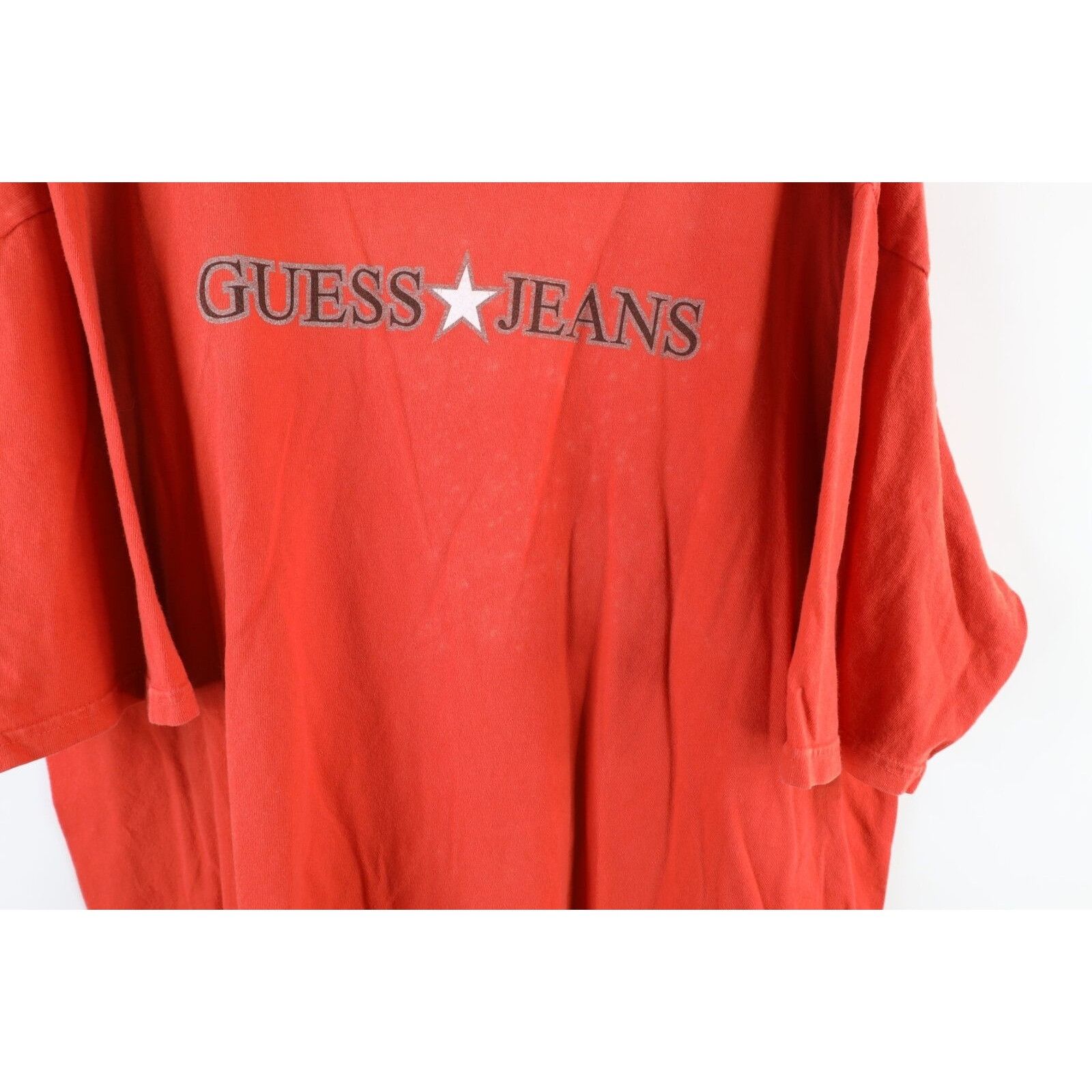 Guess Vintage 90s Guess Center Logo Short Sleeve T-Shirt Size US XXL / EU 58 / 5 - 5 Thumbnail