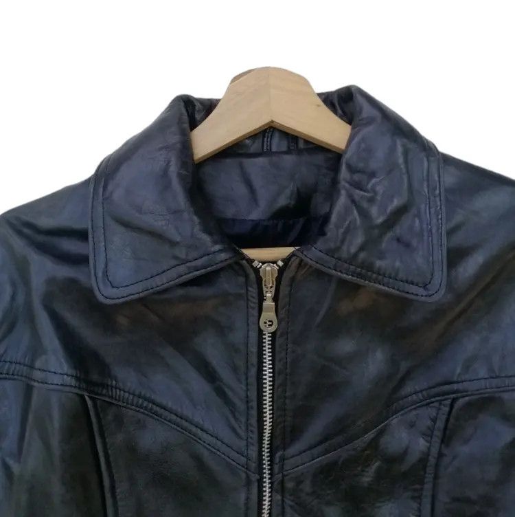 Genuine Leather Vintage RENEGADE Genuine Real Leather Jacket Size M / US 6-8 / IT 42-44 - 6 Thumbnail