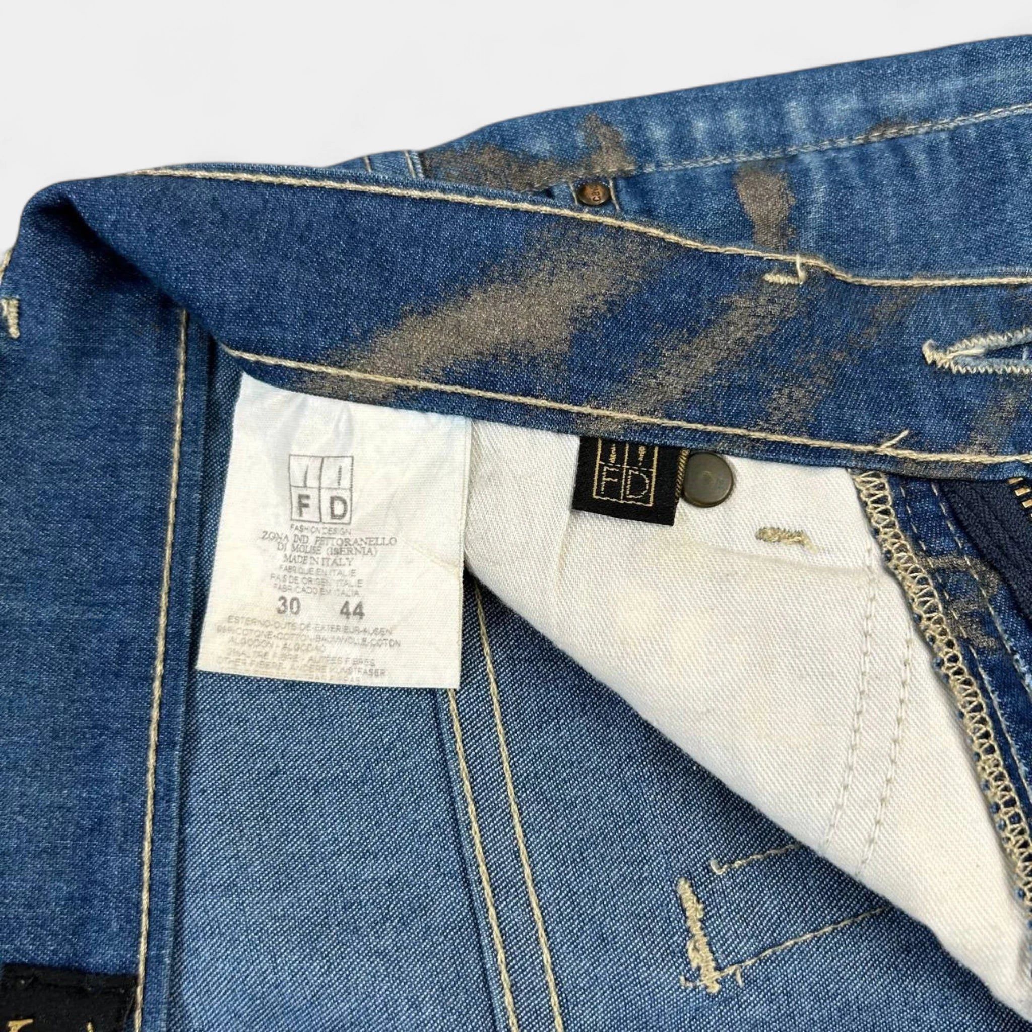 Just Cavalli Just Cavalli Gold Denim Jeans Size US 30 / EU 46 - 4 Thumbnail