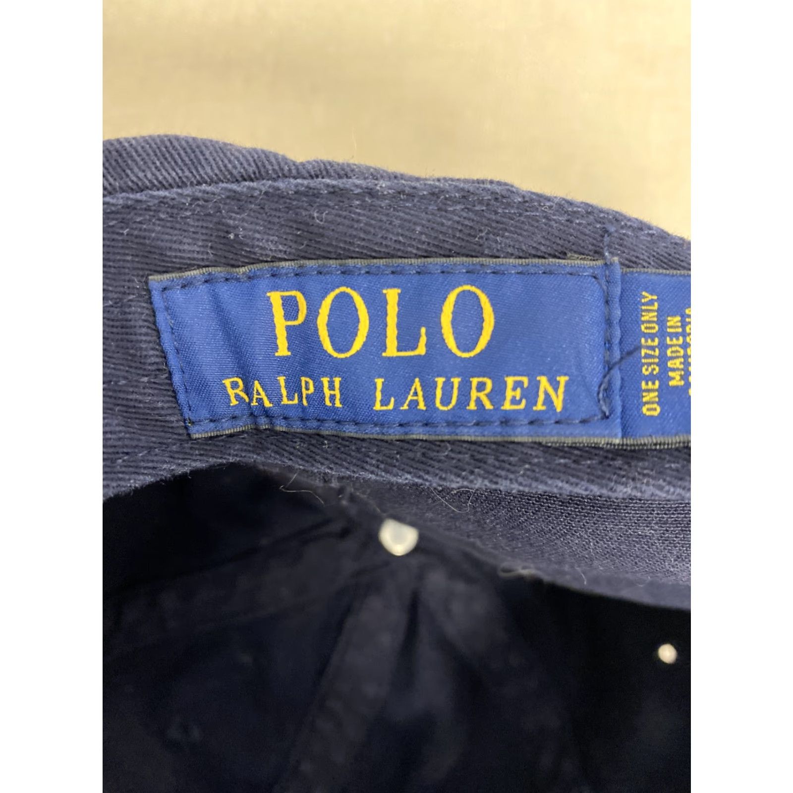 Polo Ralph Lauren VINTAGE Polo Ralph Lauren Adjustable Baseball Cap Unisex One Size Navy Blue Size US M / EU 48-50 / 2 - 6 Thumbnail