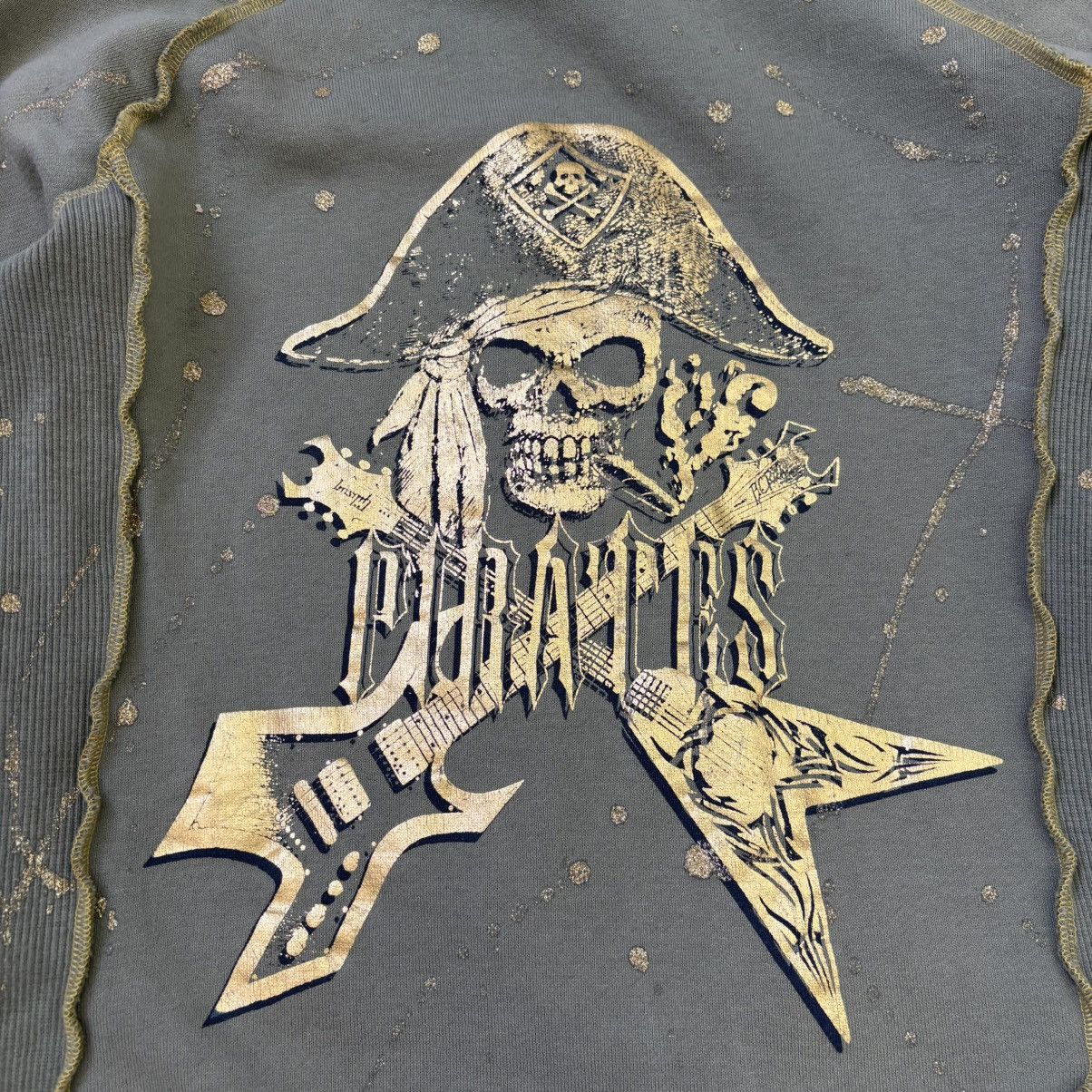 Obelisk “Pirates” Golden Paint Splatter Zip Up Size US M / EU 48-50 / 2 - 5 Thumbnail