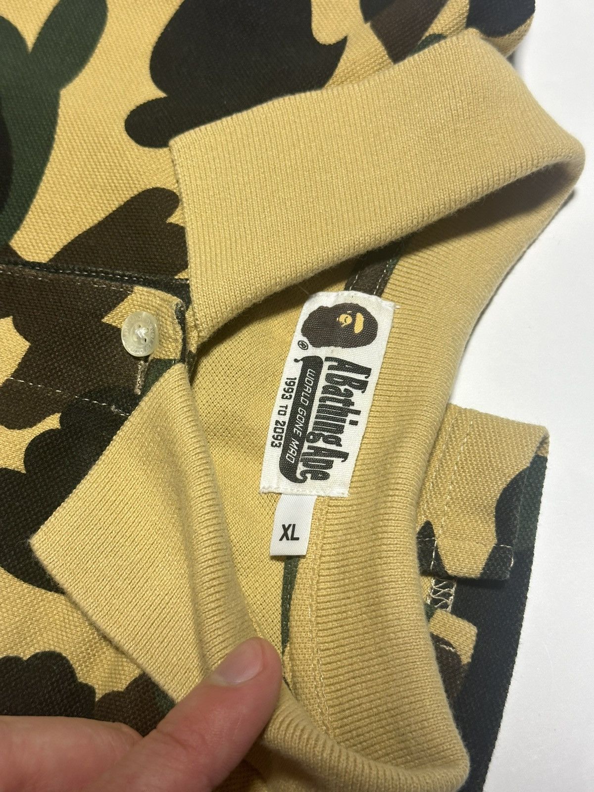 Bape A Bathing Ape Polo Shirt Size US XL / EU 56 / 4 - 5 Thumbnail