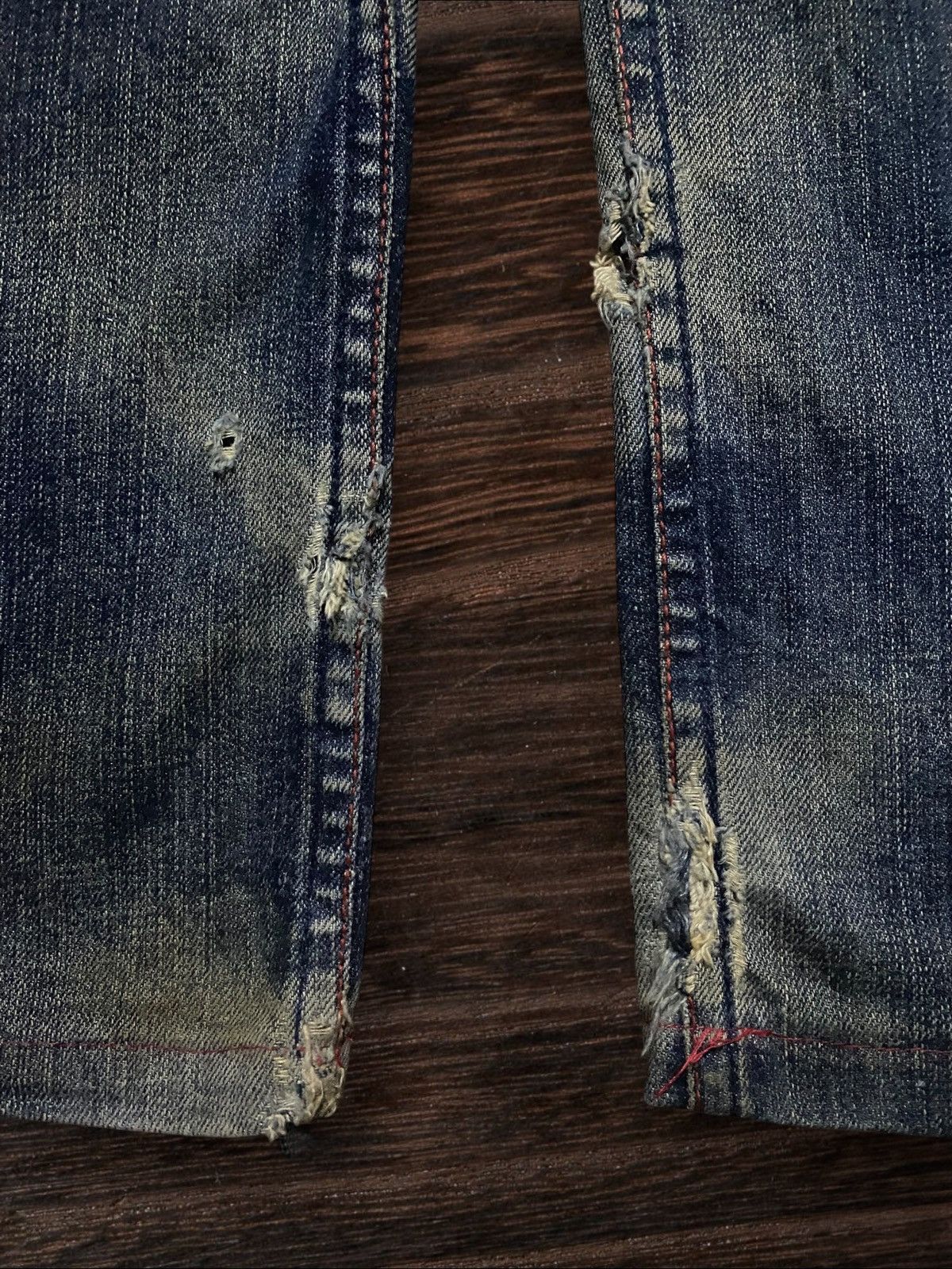 Akademiks Waist 40-41 Akademiks Mud Wash Distressed Embroidery Baggy Size US 40 / EU 56 - 9 Thumbnail