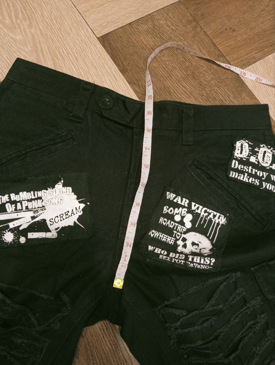 Seditionaries SEX POT REVENGE JAPAN BY THE ROADSIDE PUNK PANTS Size US 30 / EU 46 - 15 Thumbnail