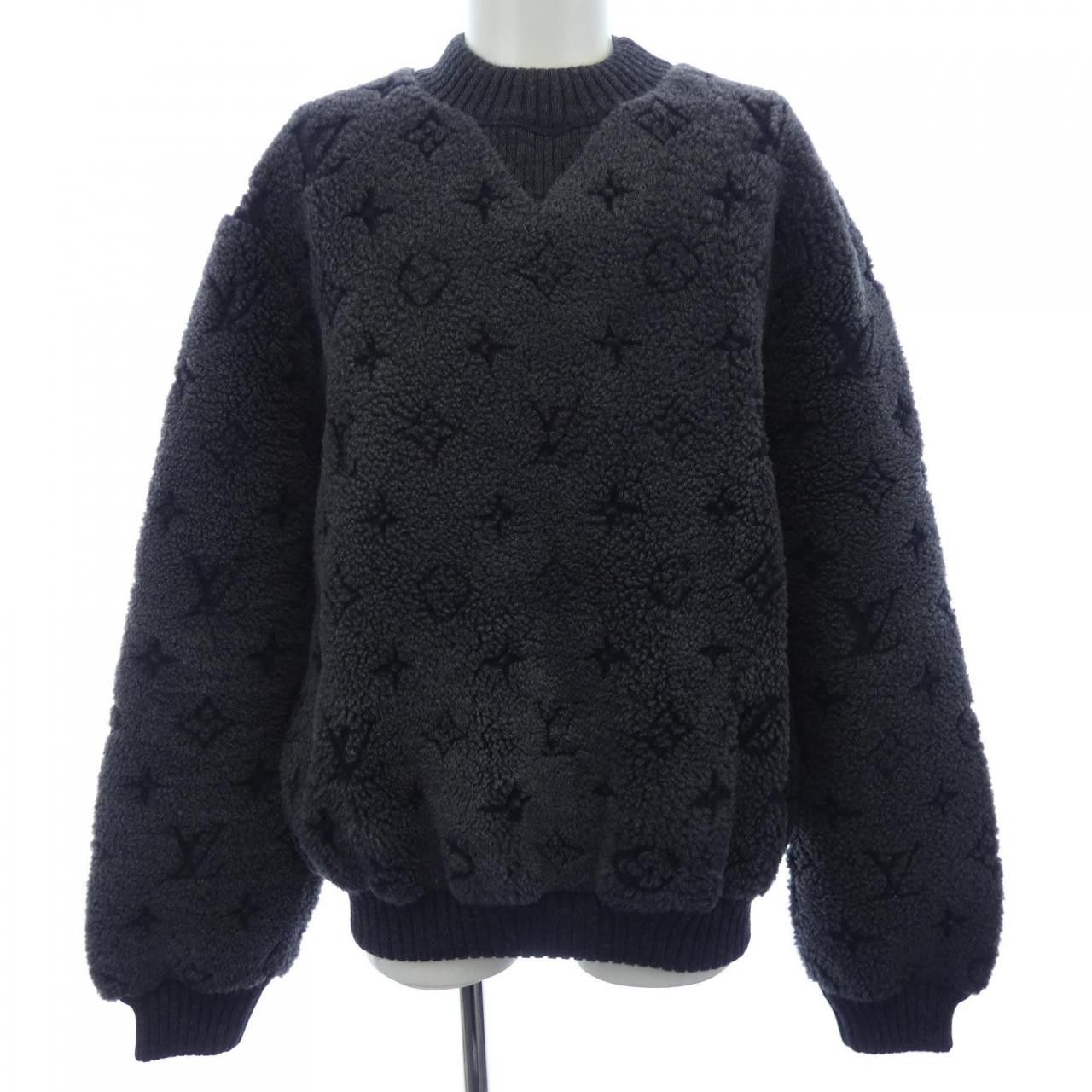 Louis Vuitton Louis Vuitton Louis Vuitton Monogram Shearling Sweatshirt Natural Material Sweatshirts & Hoodies HHL77WRDA DUTY FREE for USA Size ONE SIZE - 1 Thumbnail