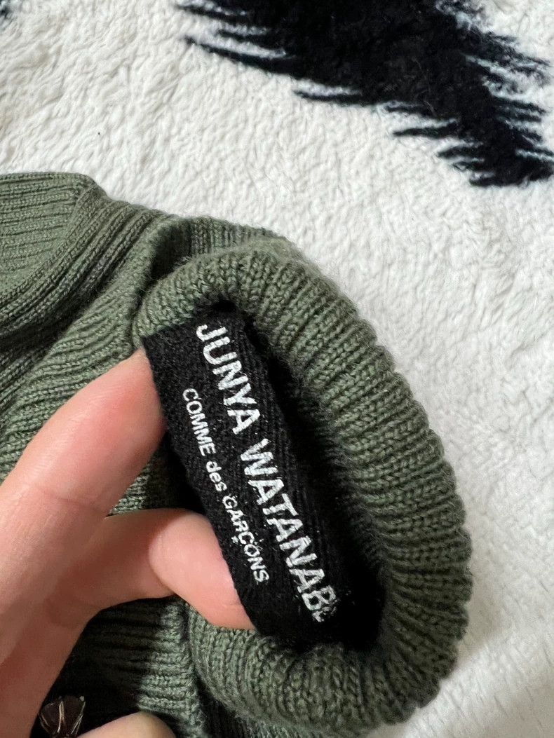 Other Comme Des Garcons Fur wool sleeve wool knit turtleneck top Size S / US 4 / IT 40 - 6 Thumbnail