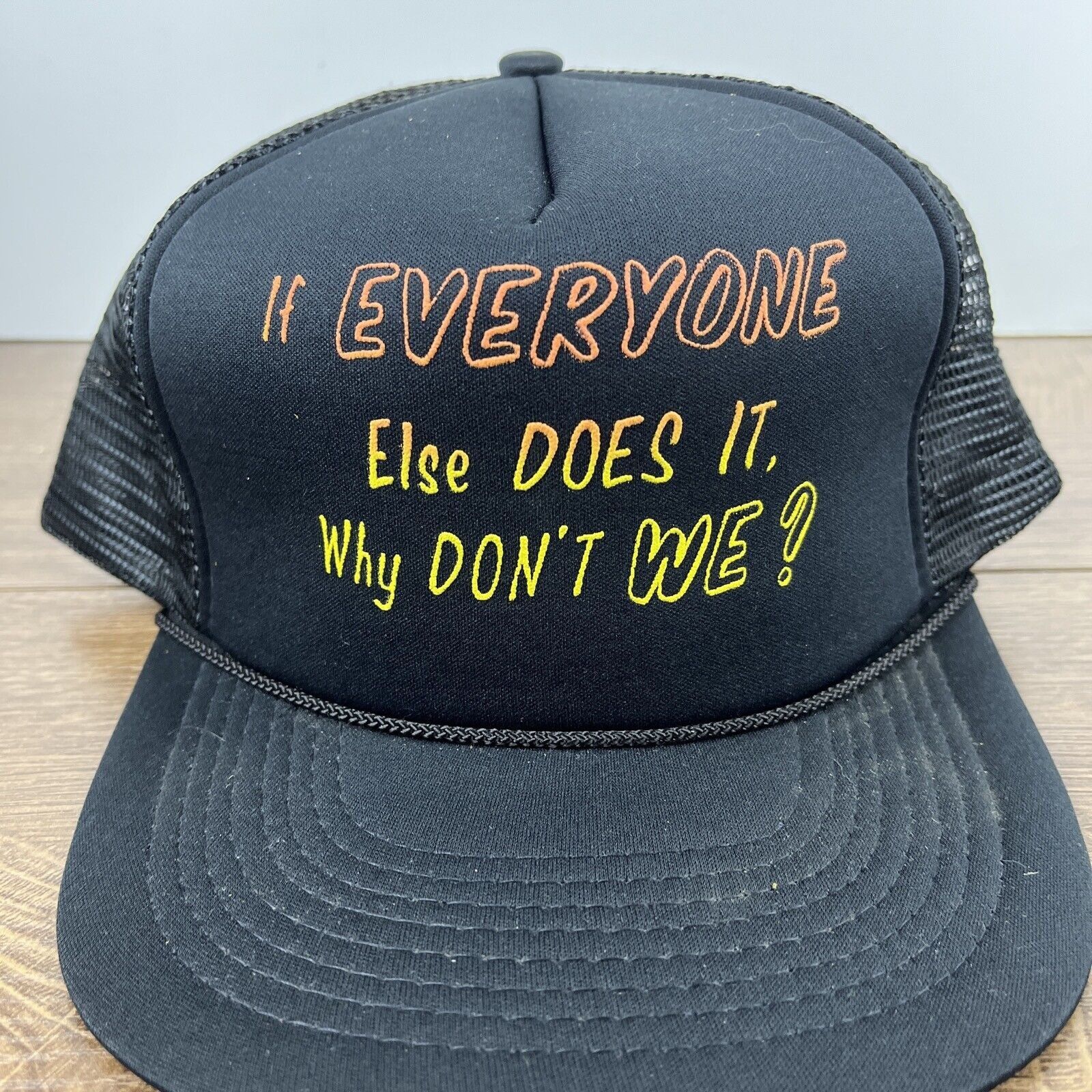 Other If Everyone Does It Hat Why Don’t We Snapback Adjustable Adu Size ONE SIZE - 7 Thumbnail