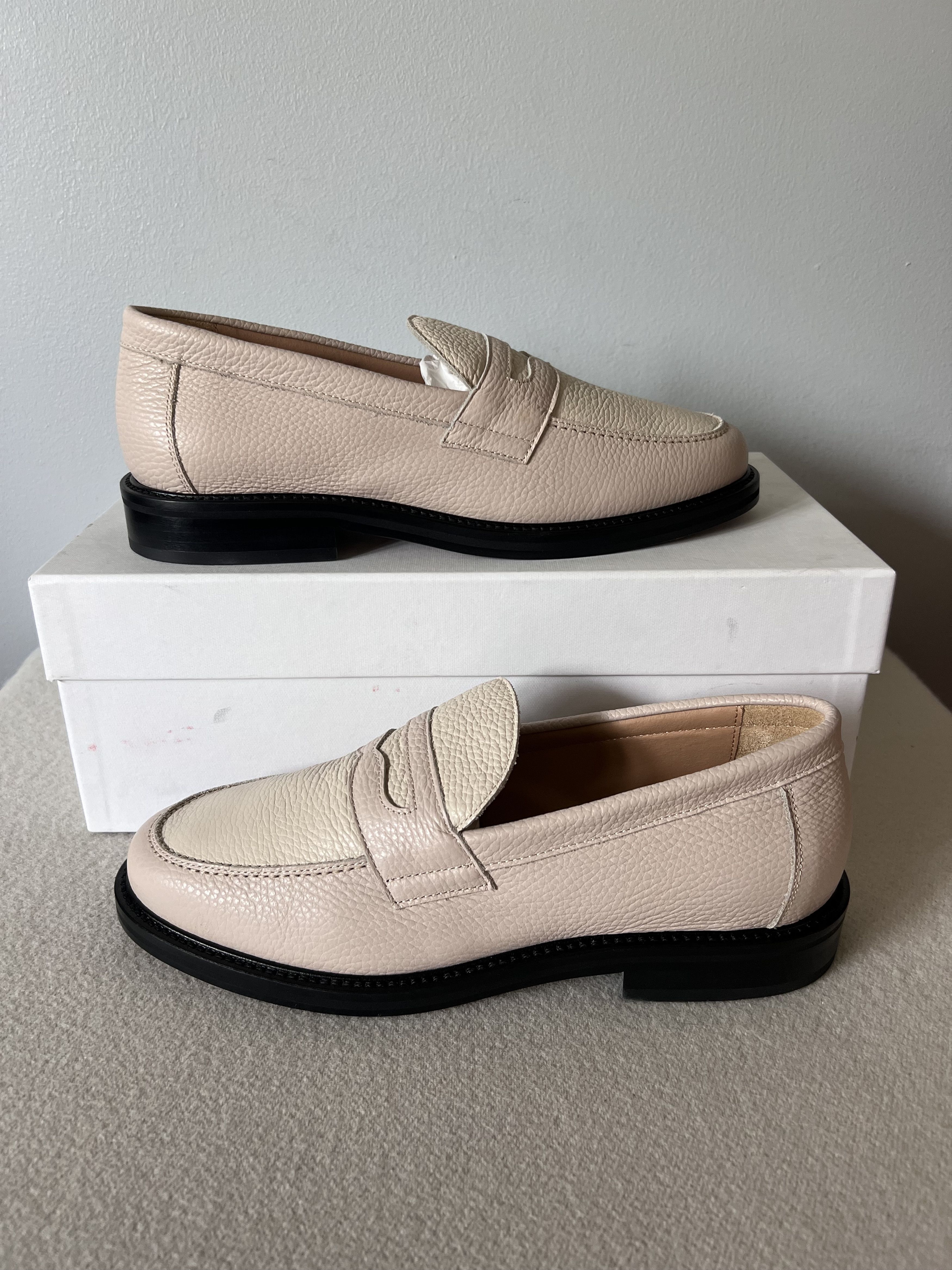 Aime Leon Dore Aime Leon Dore Penny Loafer in Lamb Driftwood Size US 8 / EU 41 - 2 Thumbnail