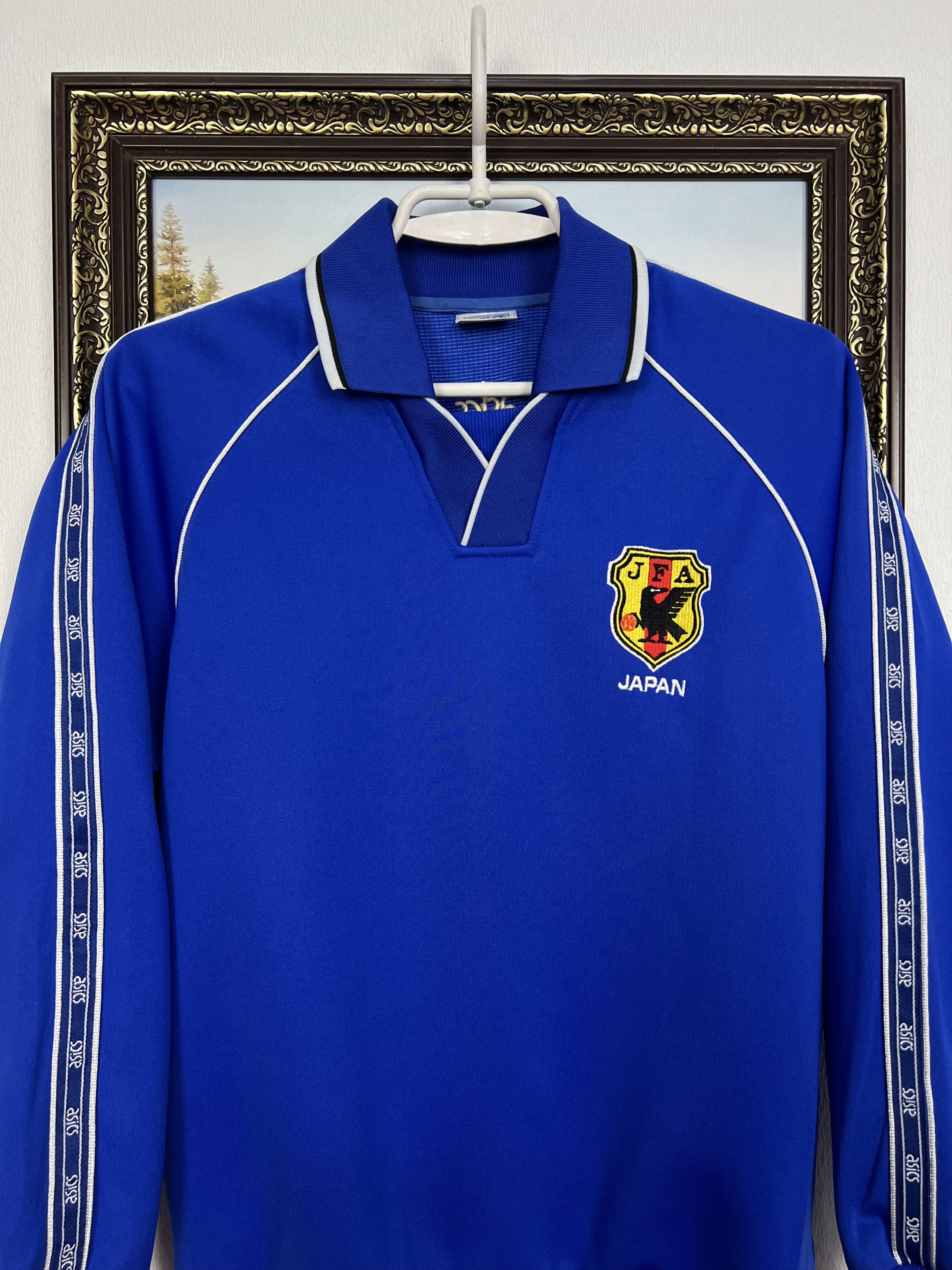 Asics Vintage 90's Japan Train Football Jacket Sweatshirt National Size S / US 4 / IT 40 - 2 Thumbnail