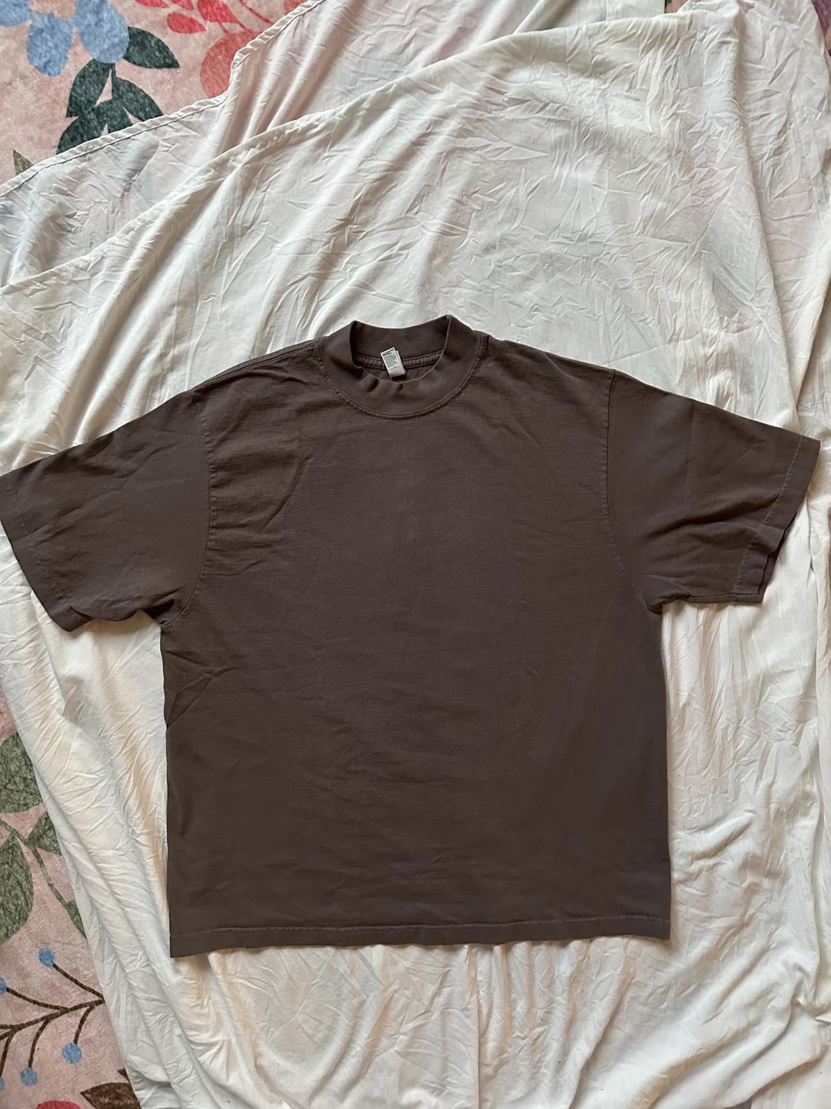 Los Angeles Apparel Los Angeles Apparel Made in USA Heavyweight Mock Neck Tee Size US M / EU 48-50 / 2 - 2 Thumbnail