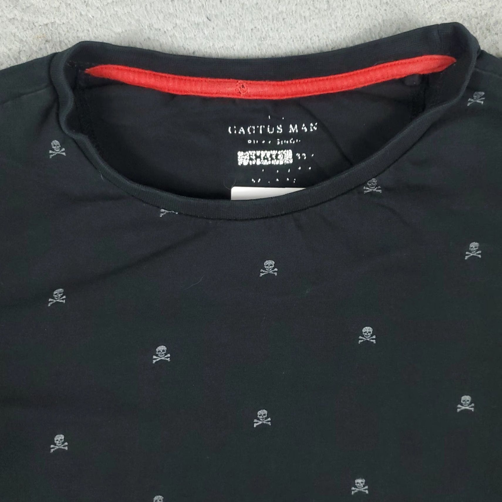 Vintage Cactus T-Shirt Mens Size Small Black Skull Print Casual Short Sleeve Unisex Adults Size US S / EU 44-46 / 1 - 2 Thumbnail