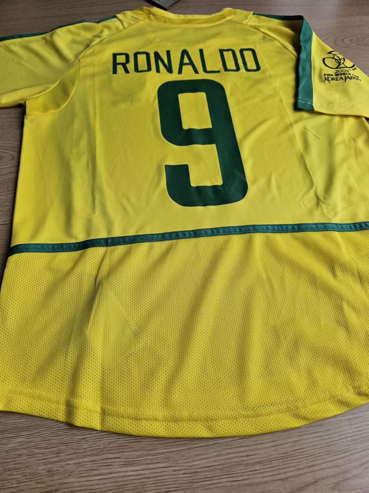 Other 9 Ronaldo Jersey 2002 World Cup Brazil # Size US M / EU 48-50 / 2 - 4 Thumbnail
