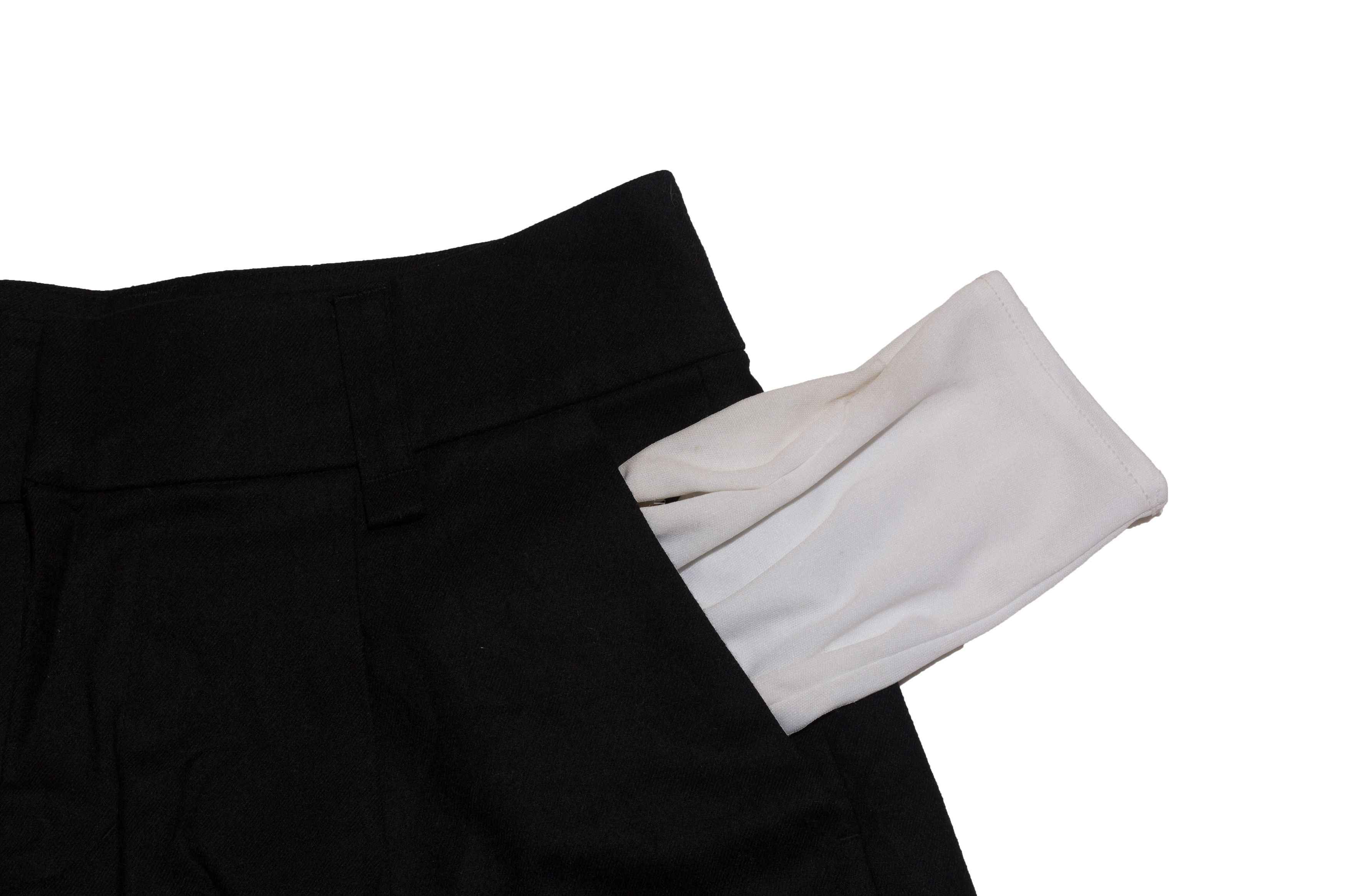 Issey Miyake CHUNKY GAB WOOL SHORT SHORTS Size 29" - 4 Thumbnail