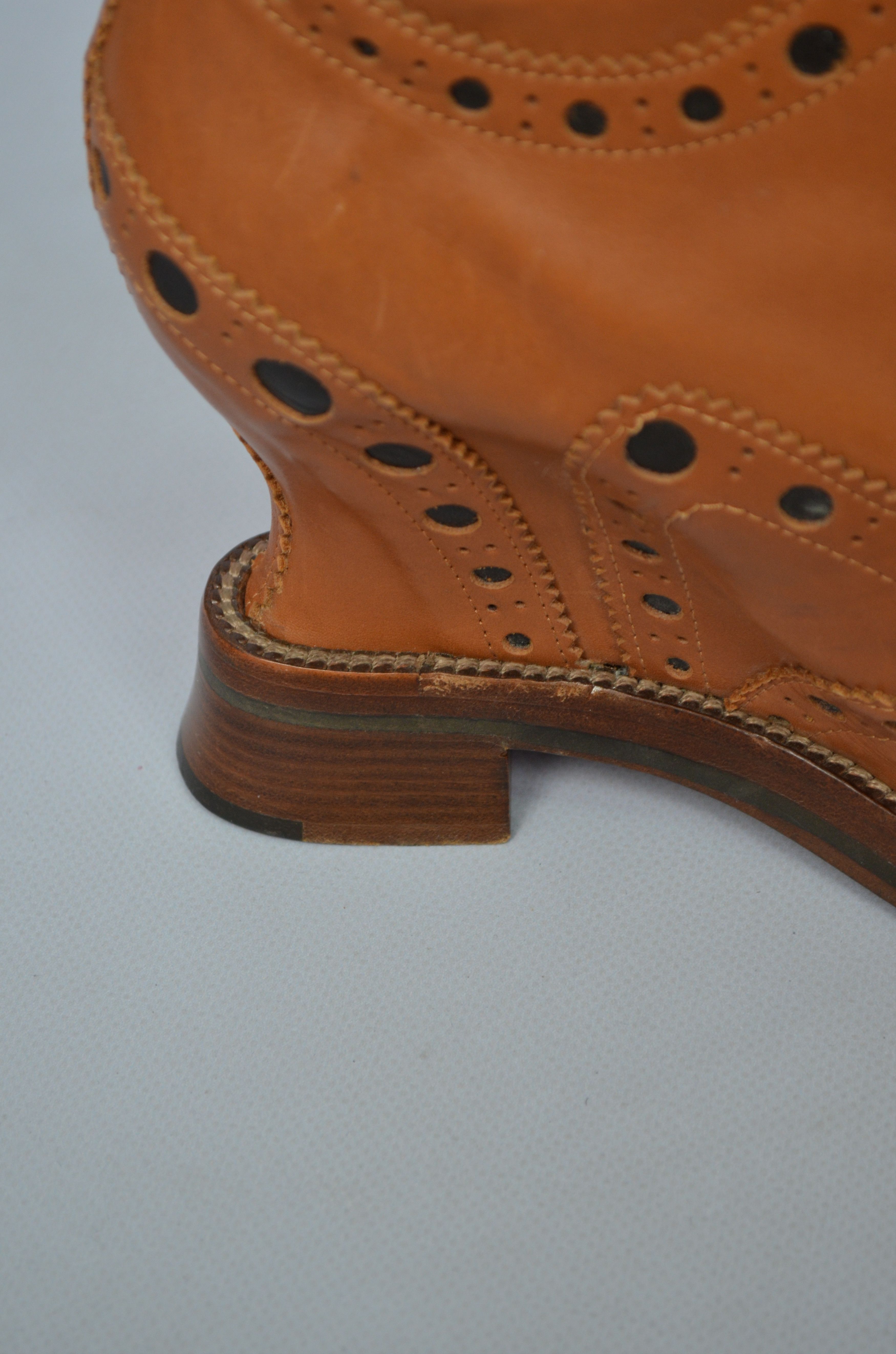 Acne Studios × Designer Acne Studios Spin Brogue Wedge Boots In Leather Size 37/US7 Size US 7 / IT 37 - 5 Thumbnail