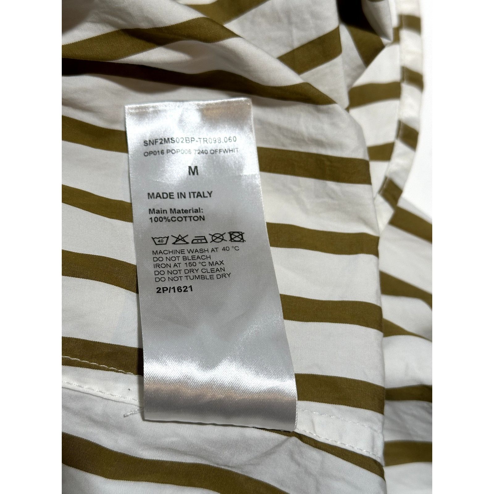 Sunnei Sunnei Striped 3/4 Button Up Size US L / EU 52-54 / 3 - 5 Thumbnail