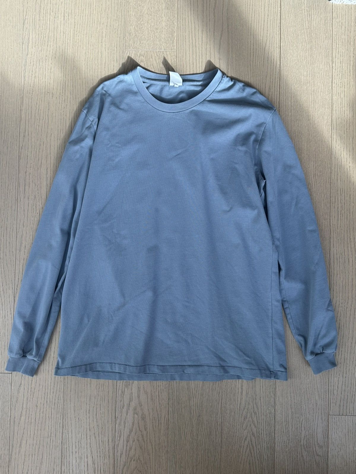 Won Hundred Won Hundred Steel Blue Long-Sleeve T-Shirt Size US M / EU 48-50 / 2 - 1 Thumbnail