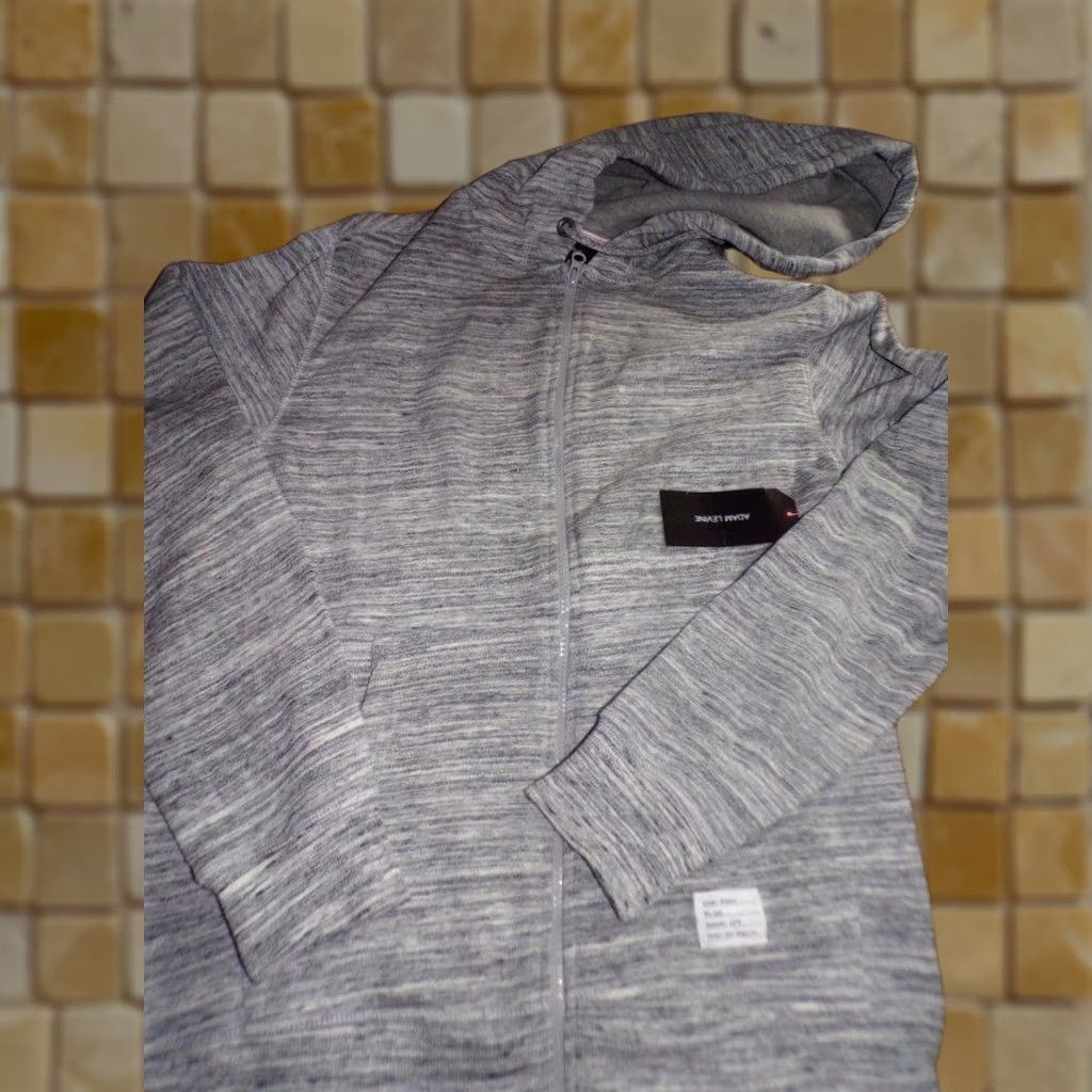 Vintage VINTAGE NEW MENS ADAM LEVINE LIGHT GRAY MELANGE HOODIE ZIP UP JACKET COAT SIZE M Size US M / EU 48-50 / 2 - 1 Preview