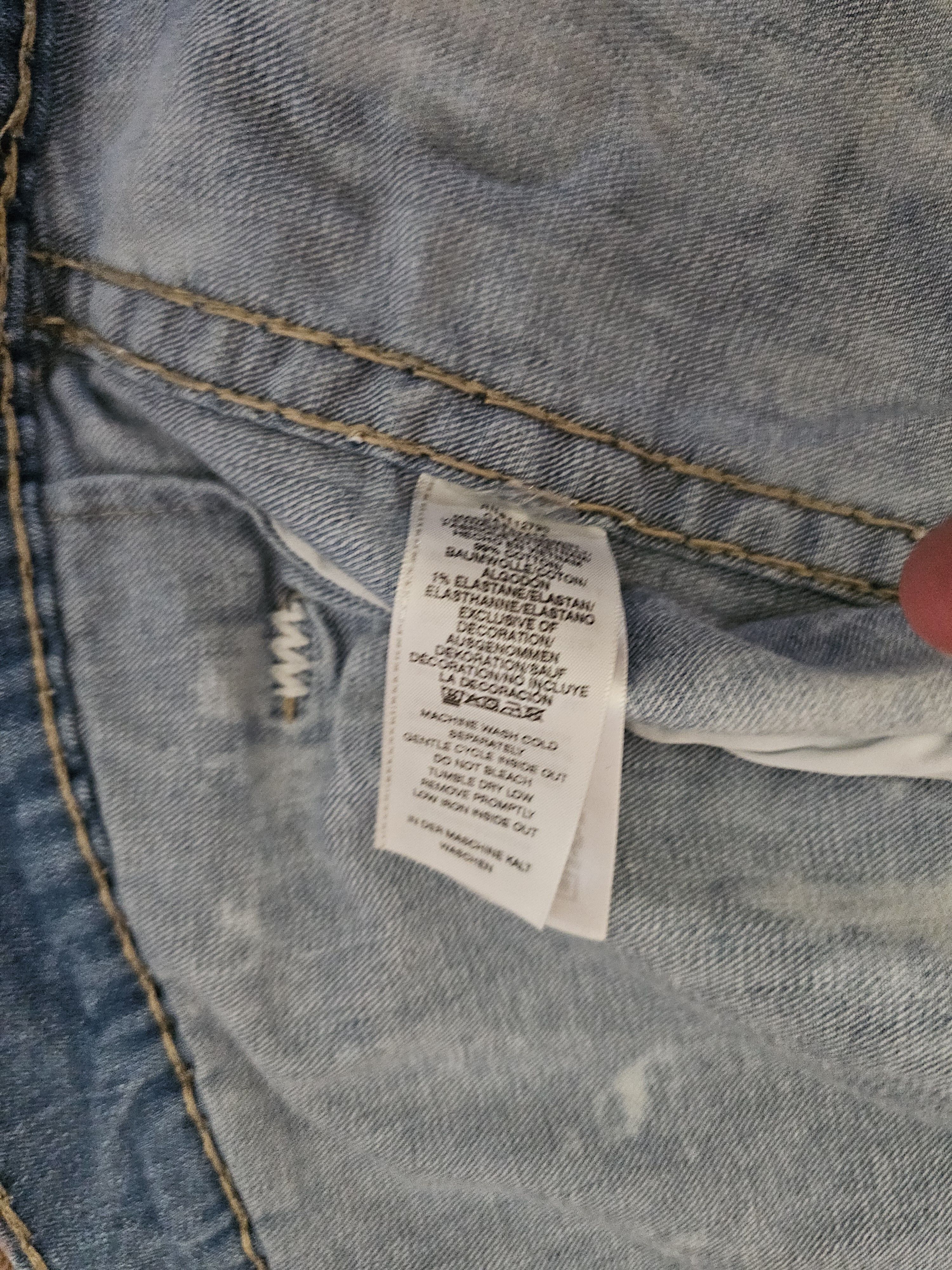 True Religion Blue Cloud Denim Jacket Size US XL / EU 56 / 4 - 4 Thumbnail
