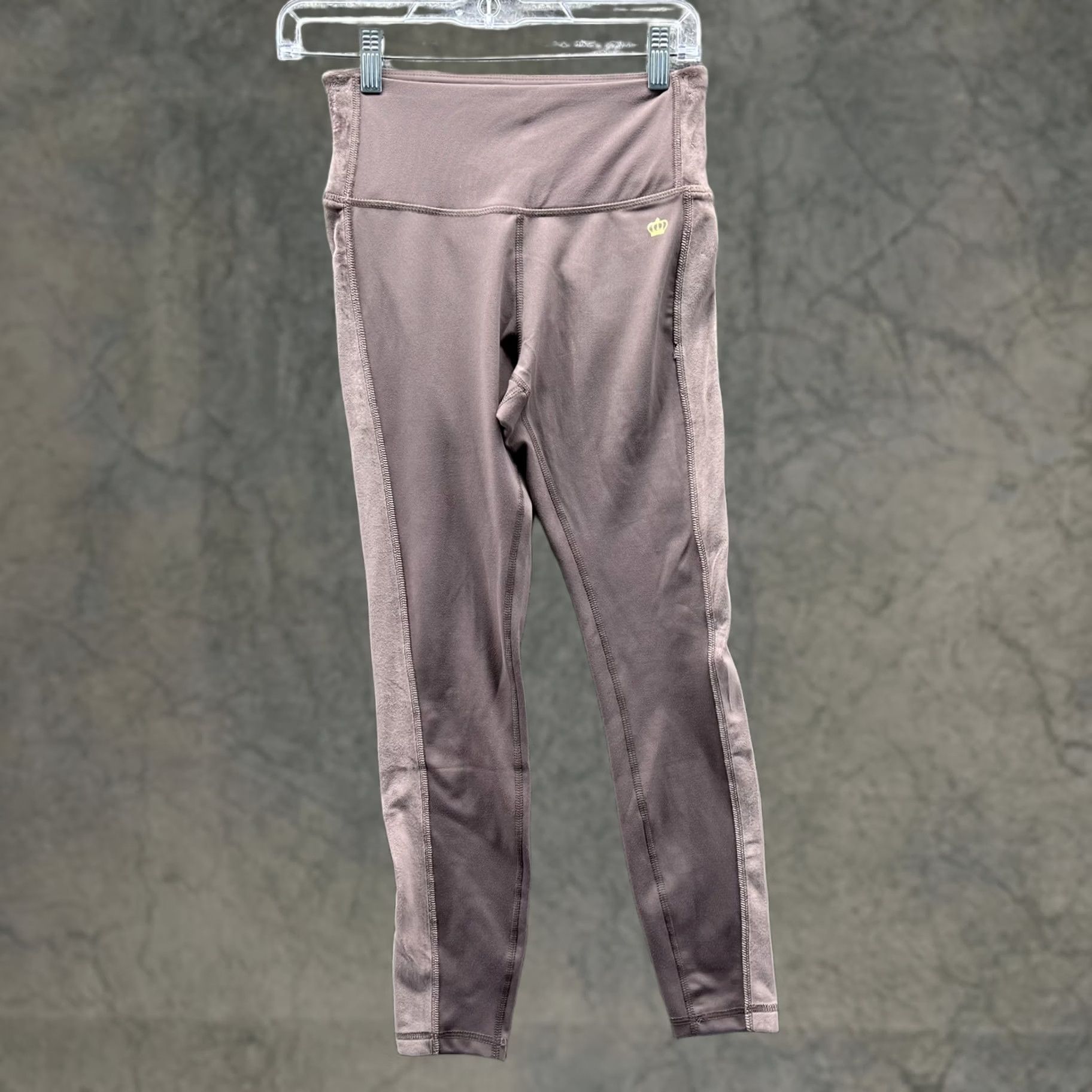 Juicy Couture Juicy Couture Sport Leggings Womens Small Brown Ankle High Rise Yoga Pants Size 28" / US 6 / IT 42 - 1 Thumbnail