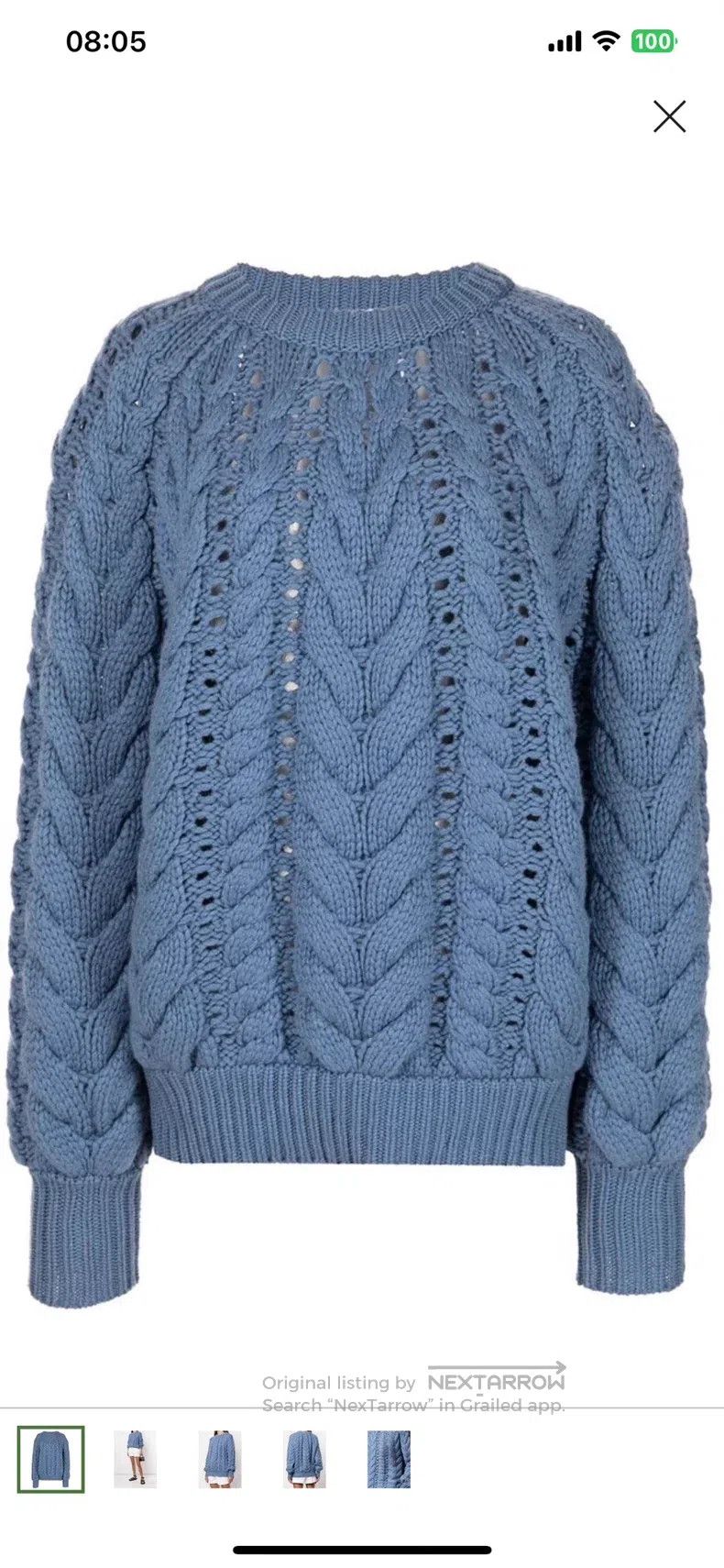 Brunello Cucinelli Brunello Cucinelli Cashmere Hand-Knit Sweater, Knitwear Size S / US 4 / IT 40 - 3 Thumbnail