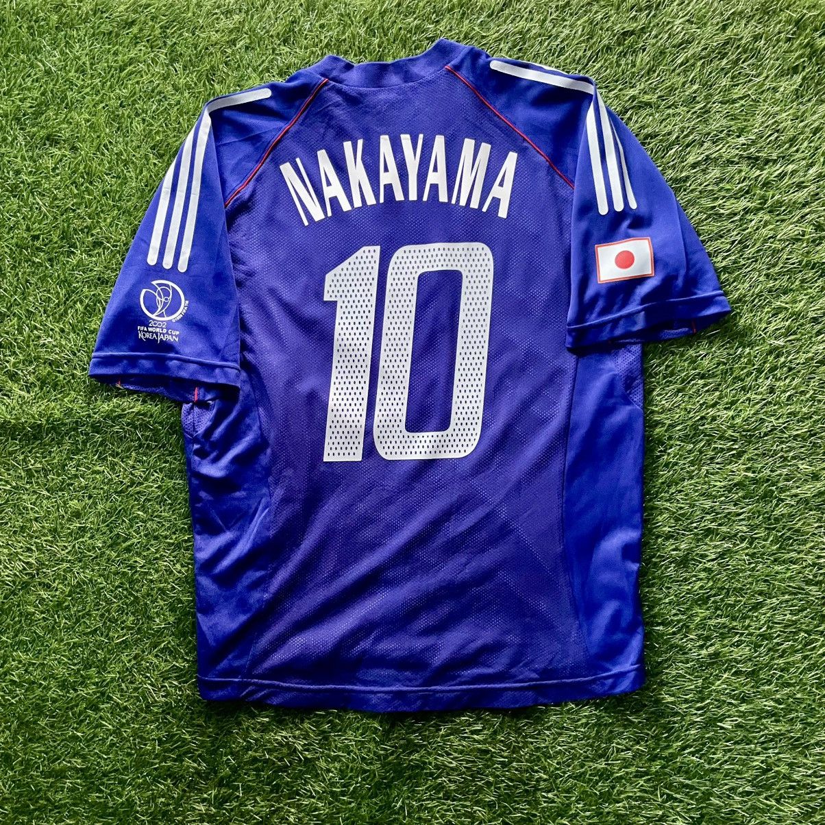 Adidas Japan Home Player Issue World Cup 2002 Nakayama #10 Size US L / EU 52-54 / 3 - 1 Thumbnail